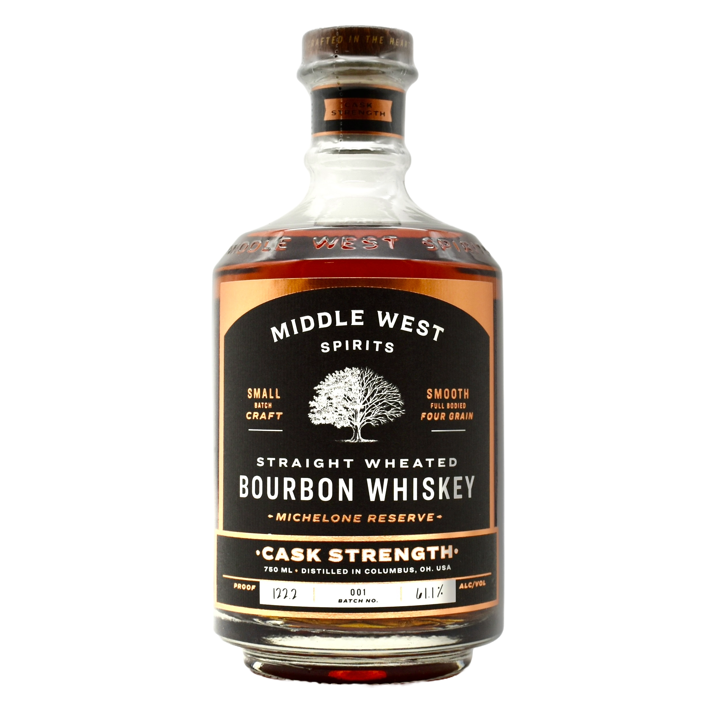 Middle West Cask Strength Straight Wheated Bourbon 750ml