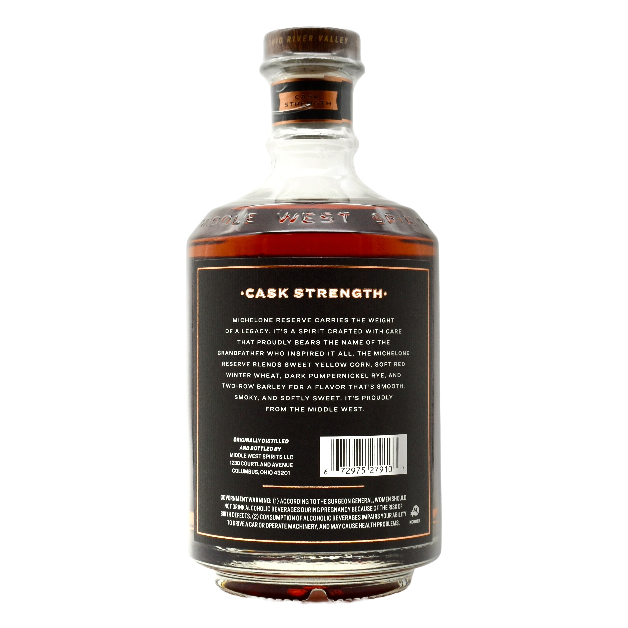 Middle West Cask Strength Straight Wheated Bourbon 750ml