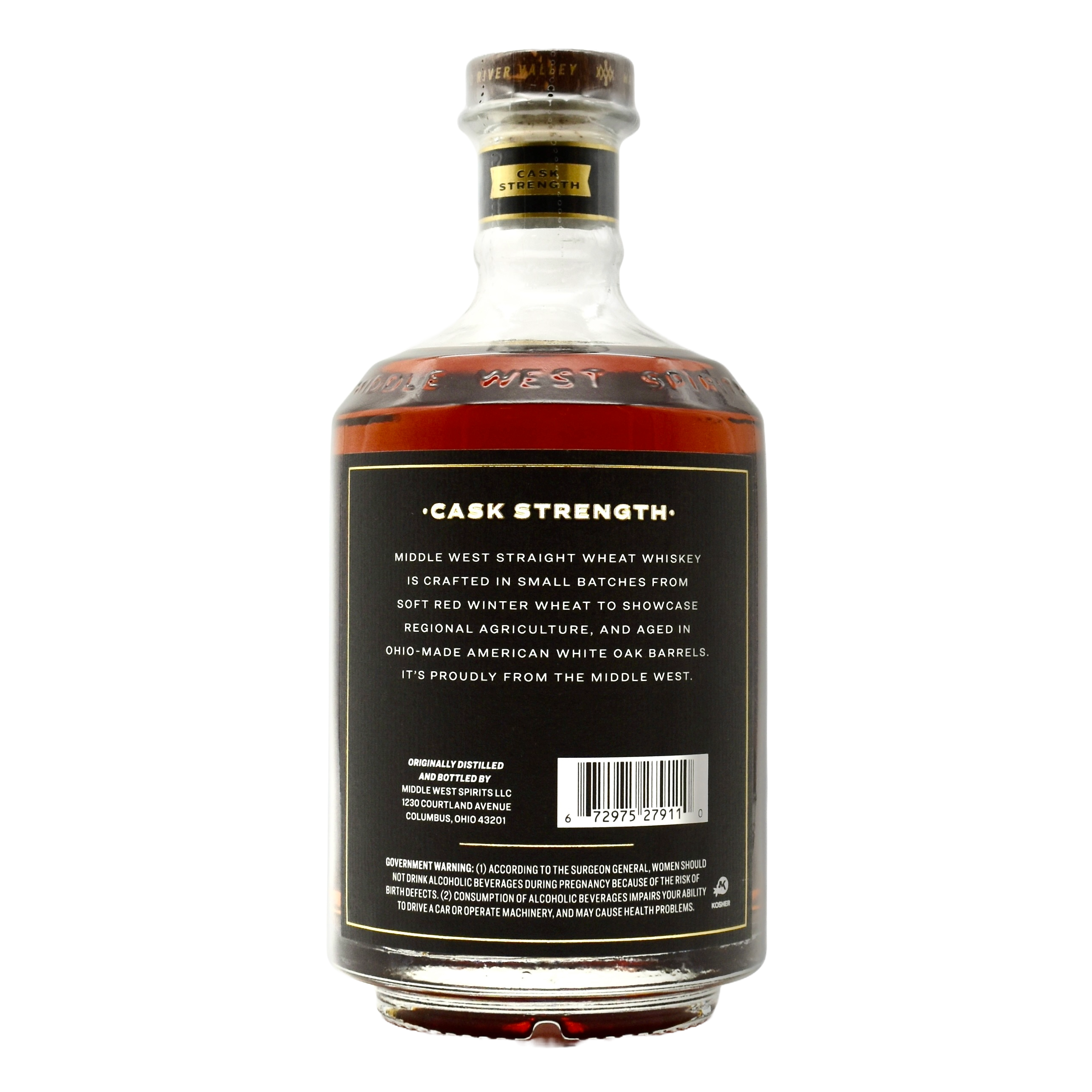 Middle West Cask Strength Wheat Whiskey Batch 001 750ml
