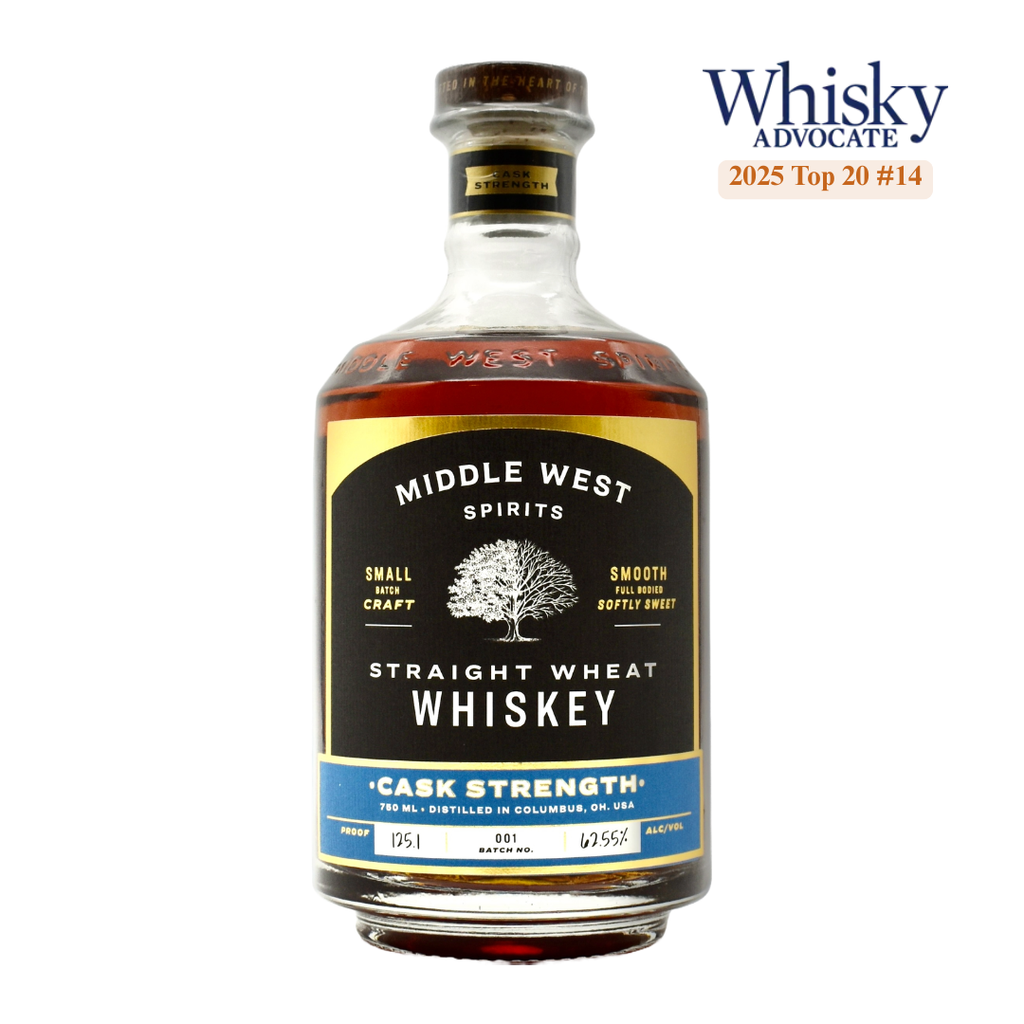 Middle West Cask Strength Wheat Whiskey Batch 001 750ml