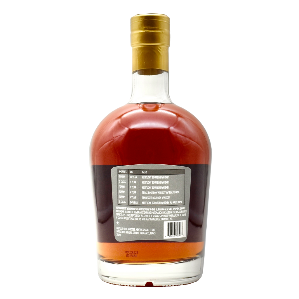 Milam & Greene Bourbon Unabridged Volume 3 750ml