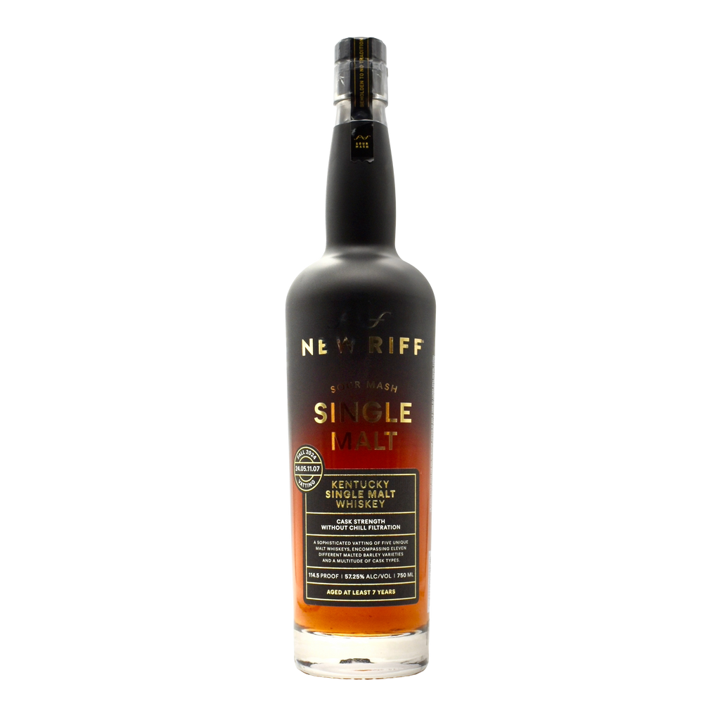 New Riff Sour Mash Single Malt Whiskey 750ml