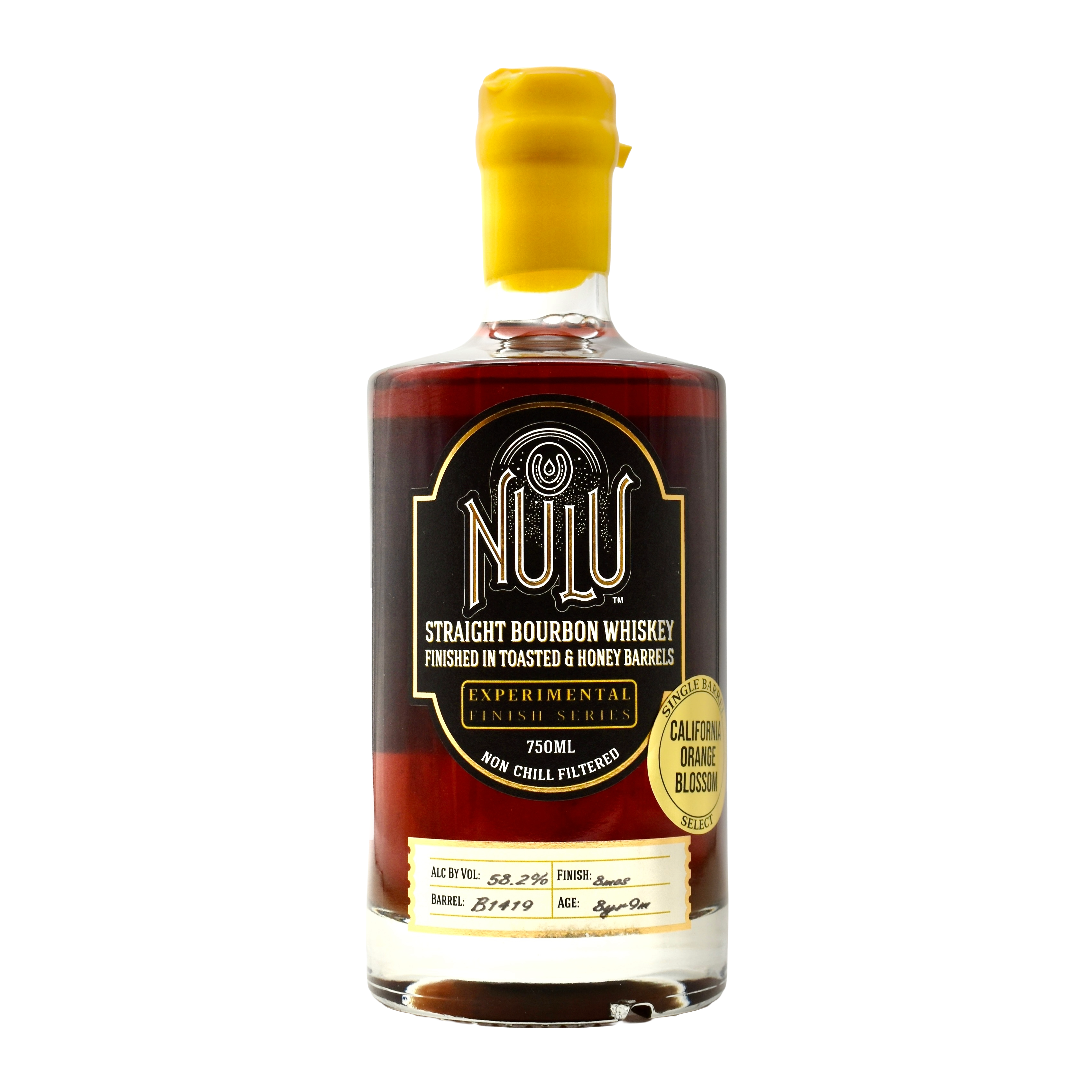 Nulu Toasted Honey Finished Bourbon "California Orange Blossom" 750ml