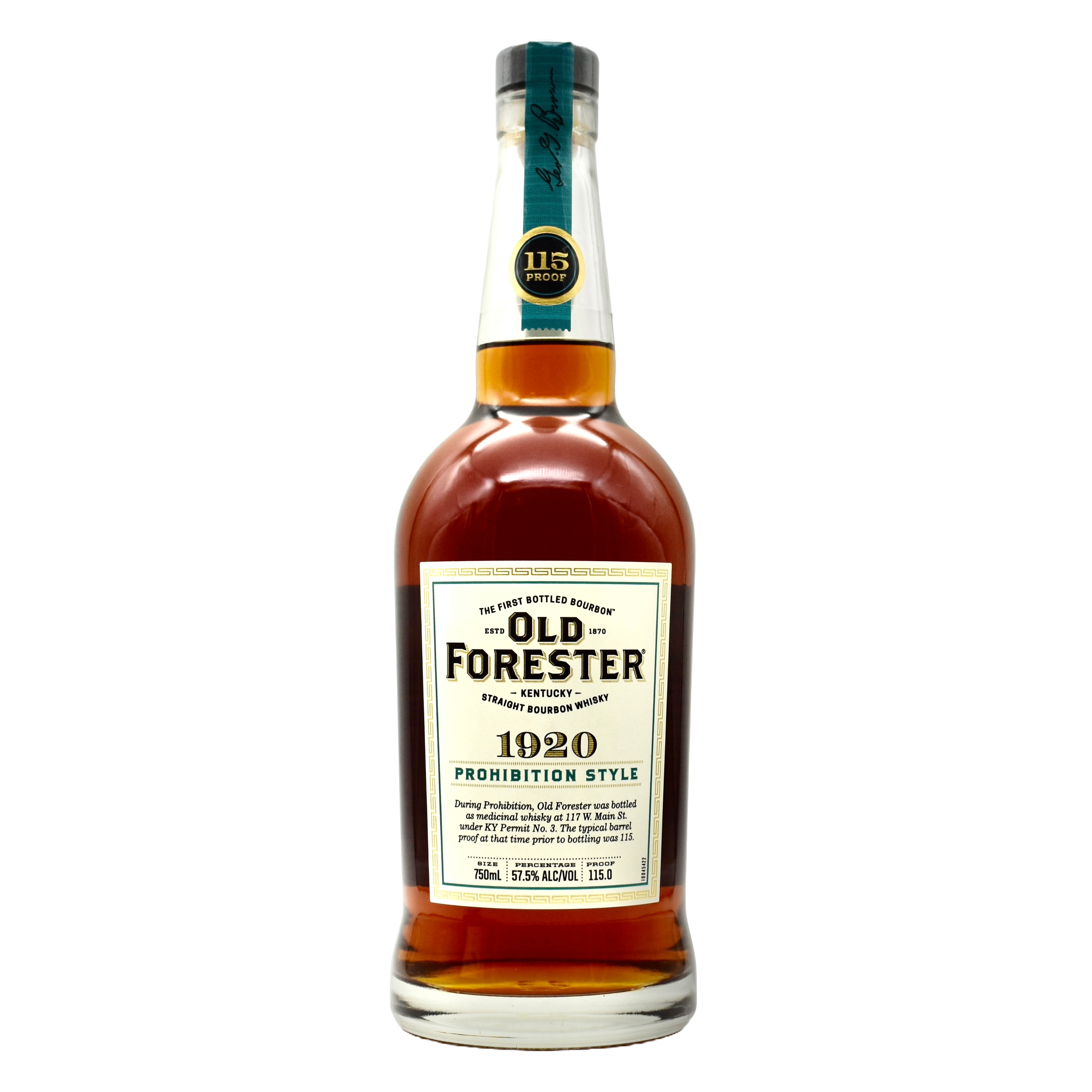 Old Forester 1920 Prohibition Style Bourbon Whisky 750ml