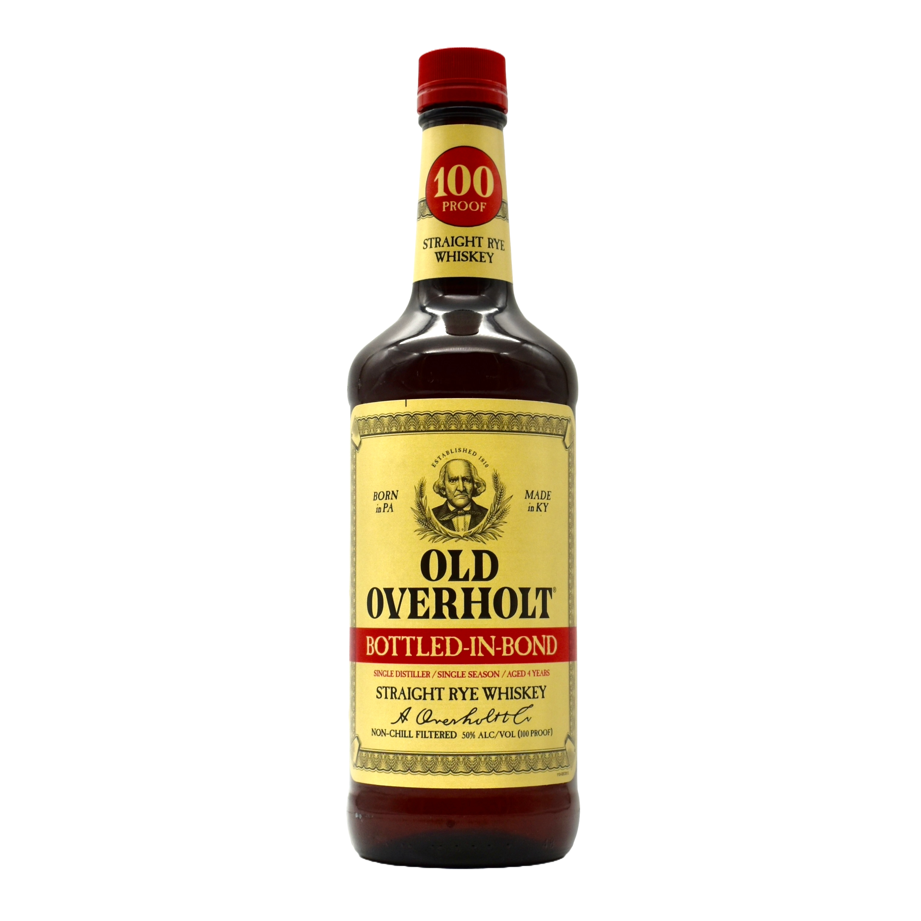 Old Overholt Straight Rye Whiskey Bonded 750ml