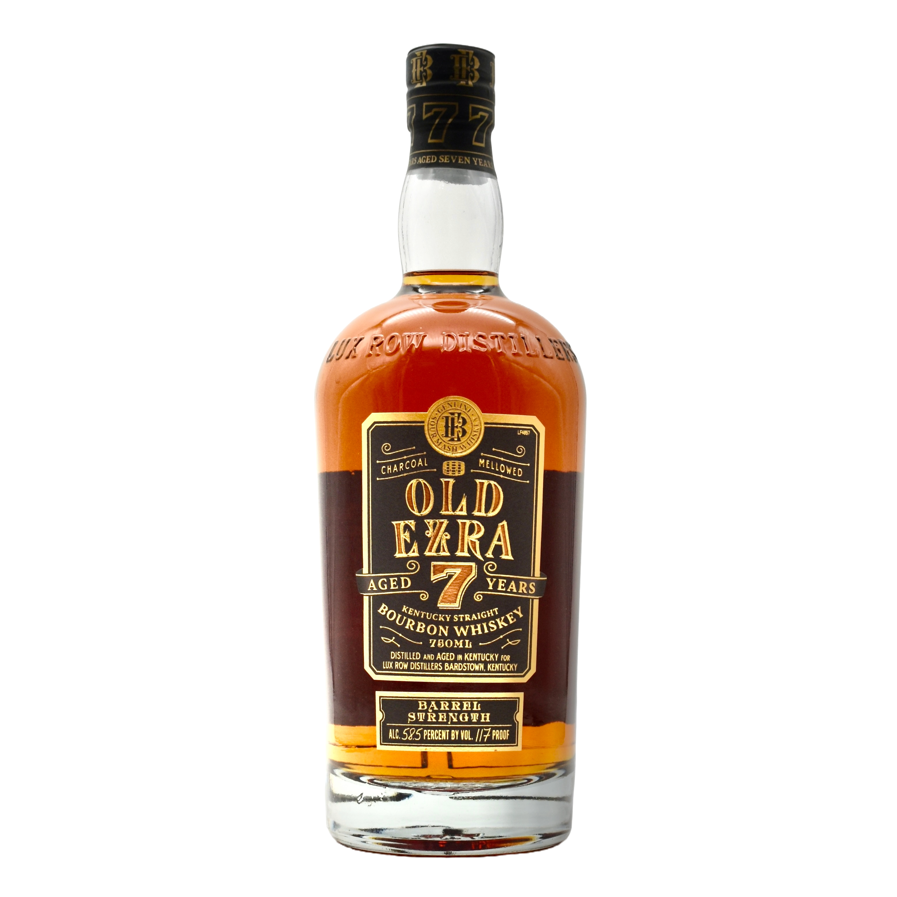 Old Ezra Brooks Barrel Strength 7 Year Bourbon 750ml