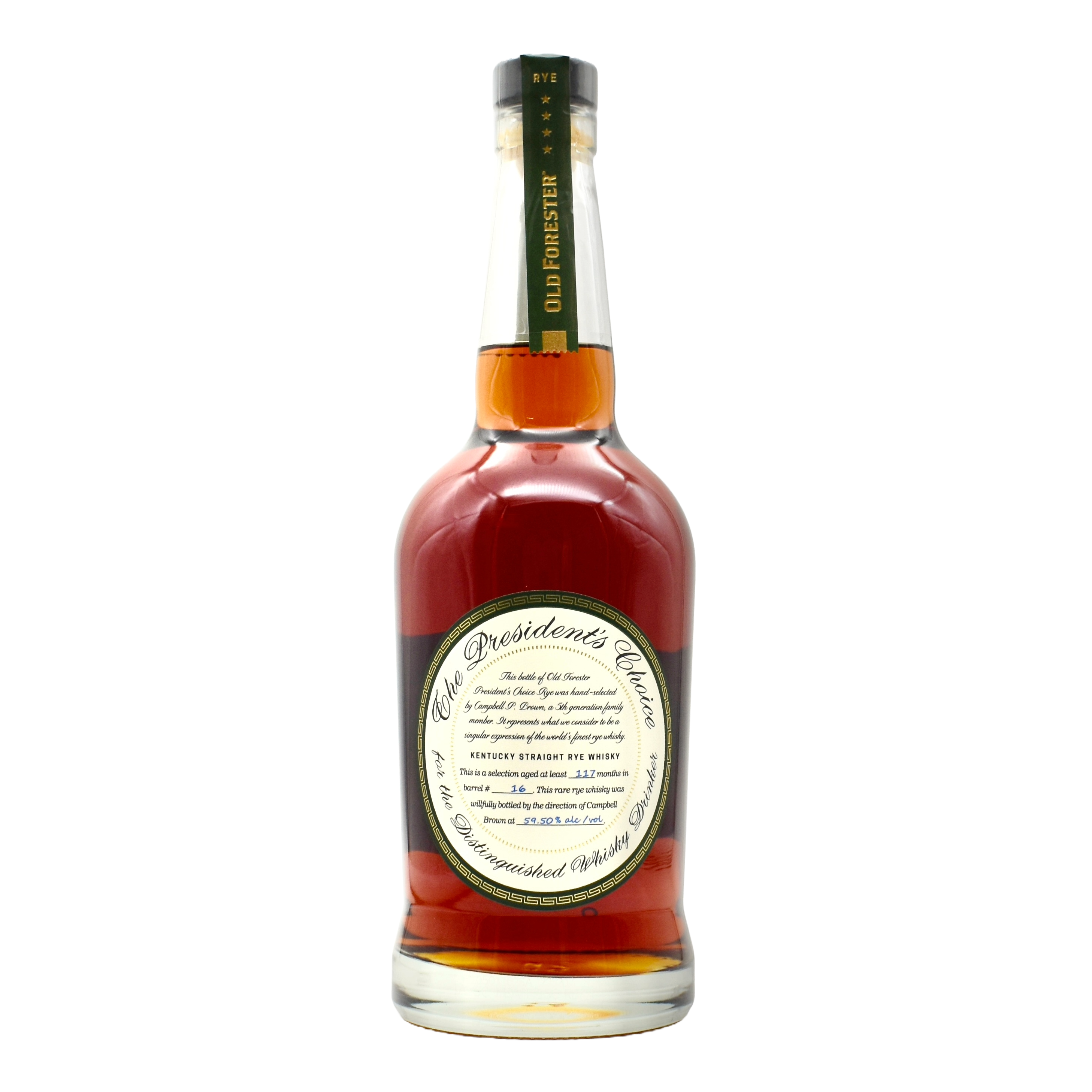 Old Forester President's Choice Rye 750ml