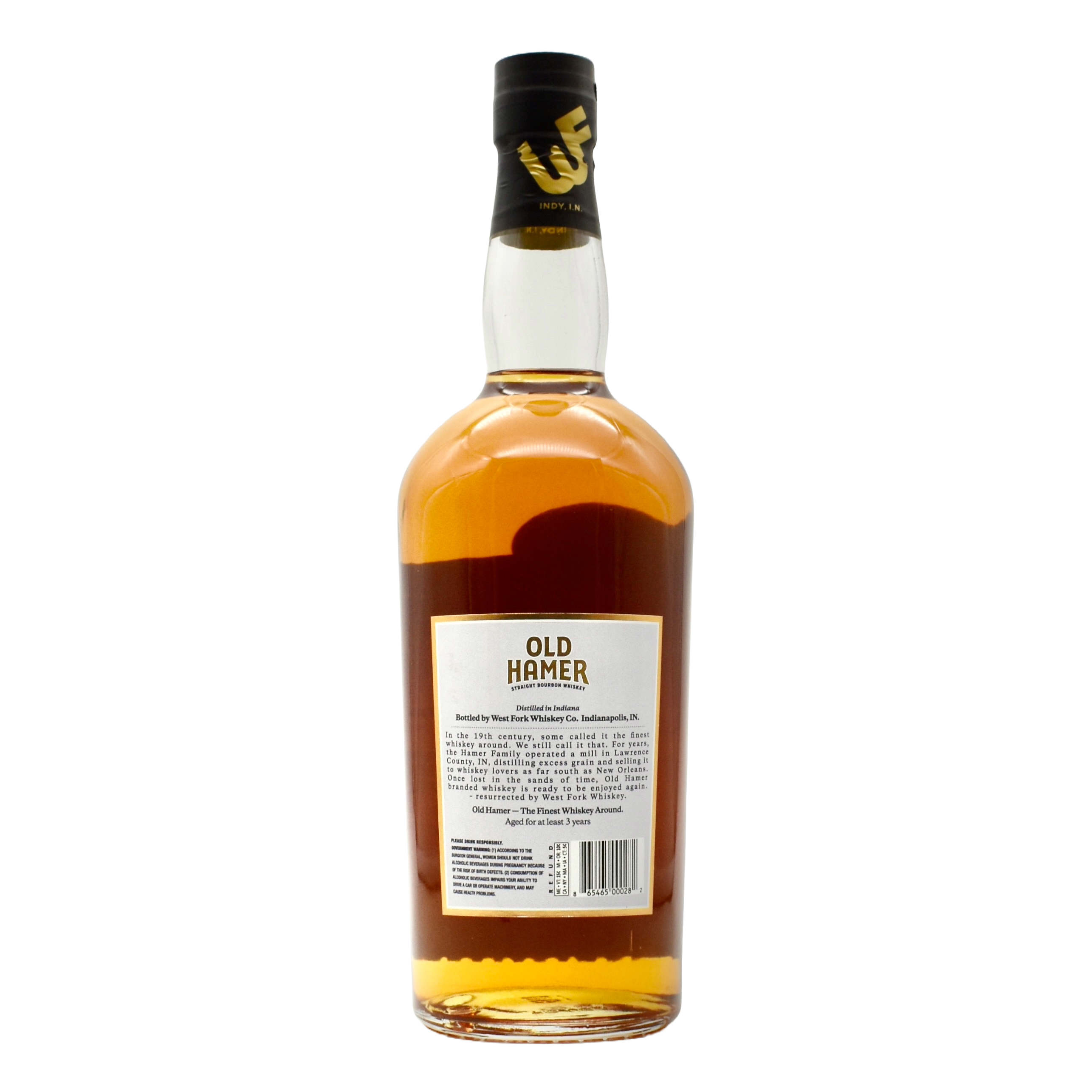 Old Hamer Straight Bourbon Cask Strength 750ml