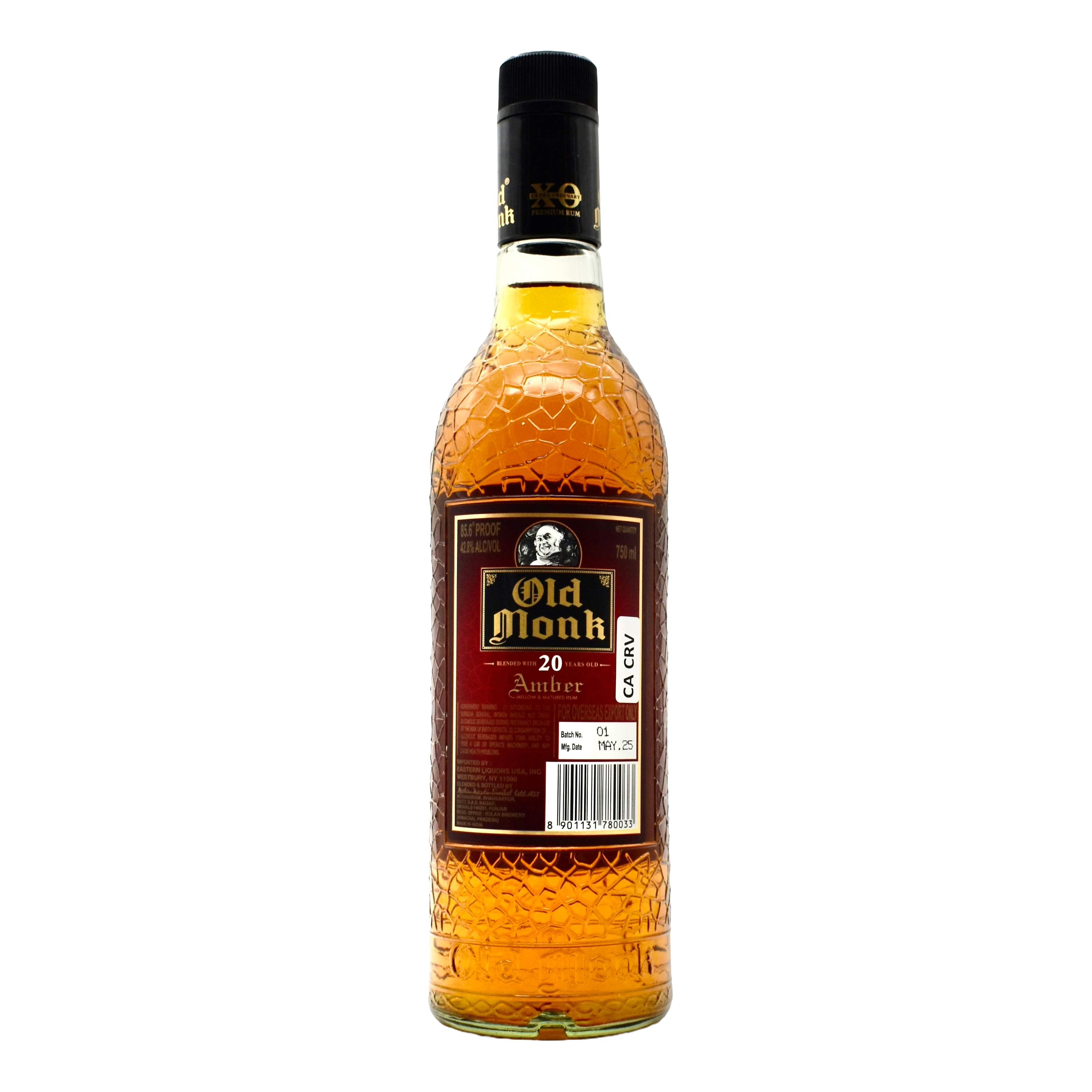 Old Monk Amber Rum 750ml