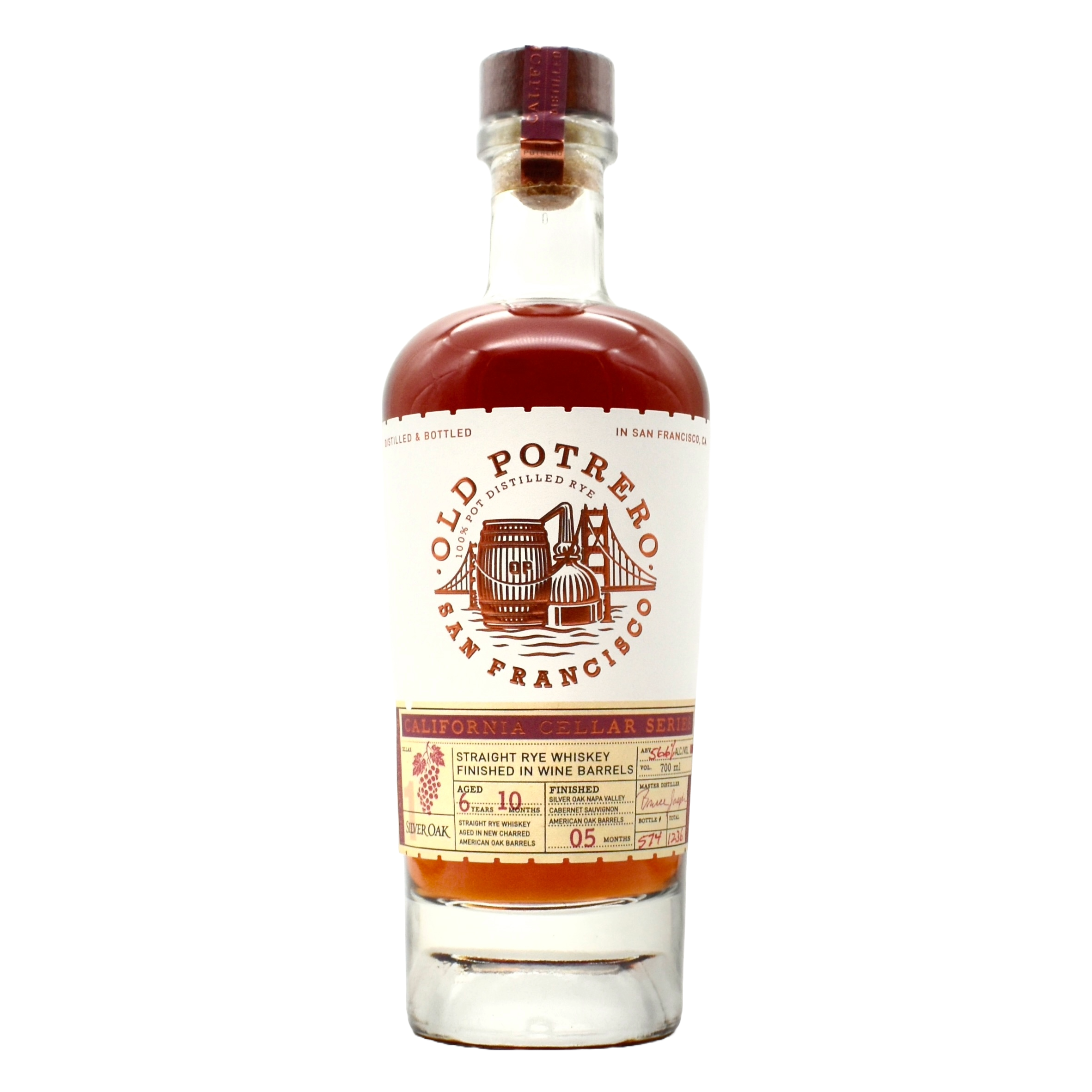 Old Potrero Rye Whiskey Cellar Series Silver Oak Collaboration #1 700ml