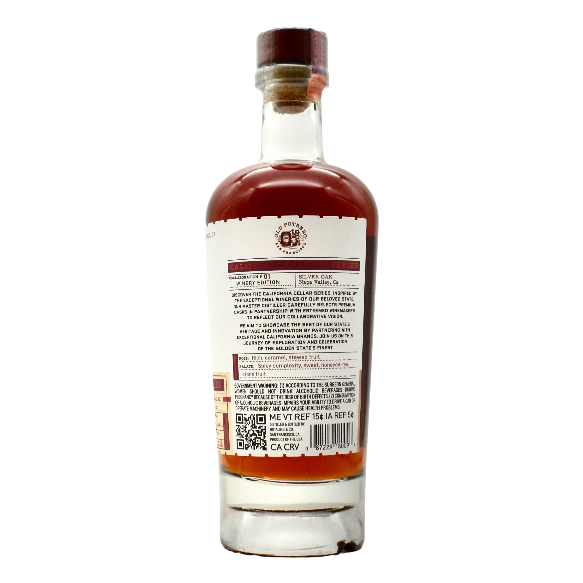 Old Potrero Rye Whiskey Cellar Series Silver Oak Collaboration #1 700ml