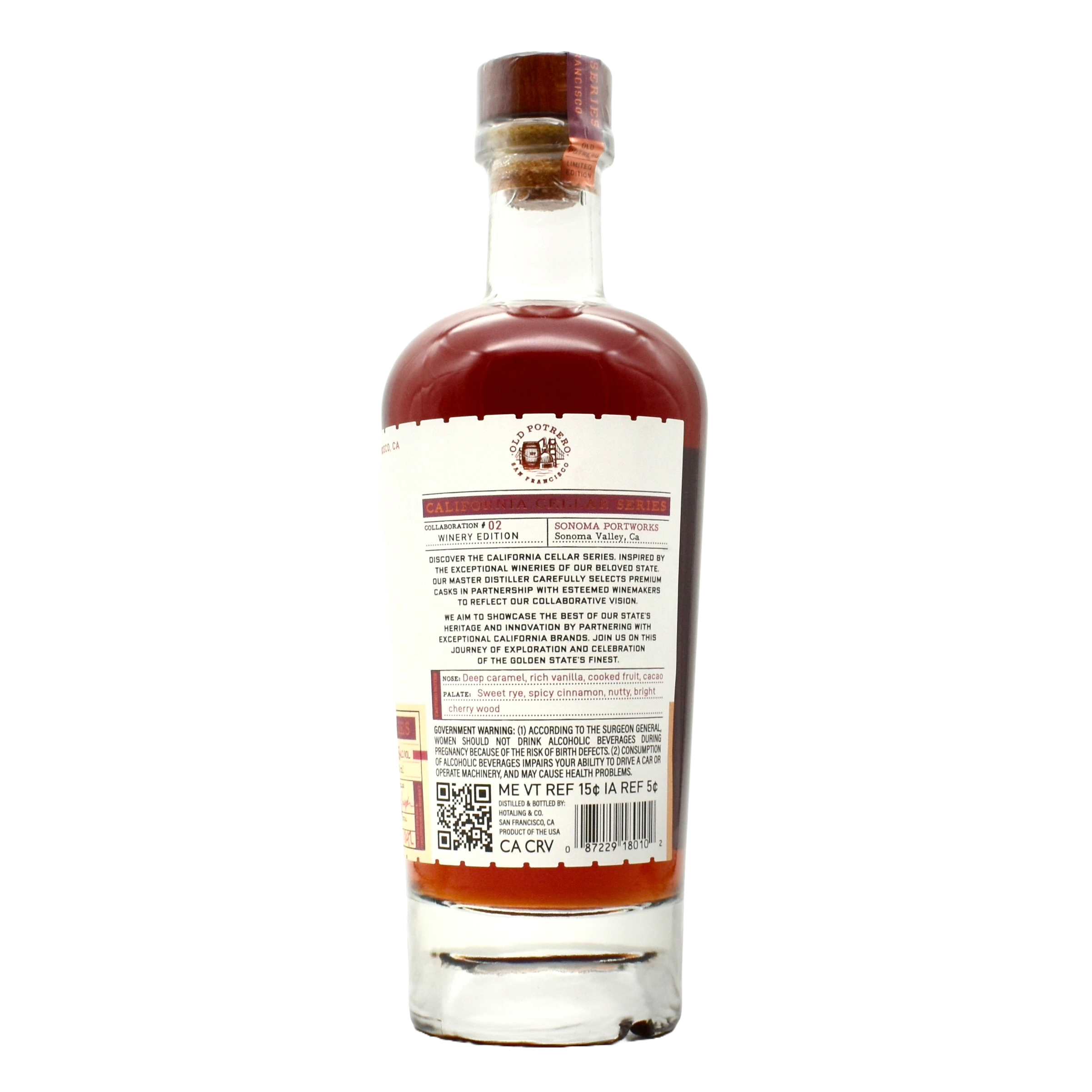 Old Potrero Rye Whiskey Cellar Series Sonoma Portworks Collaboration #2 700ml