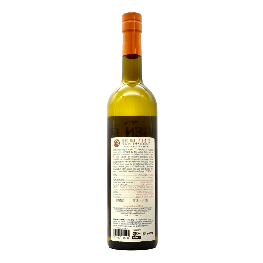 Origen Raiz Cenizo Durango 750ml