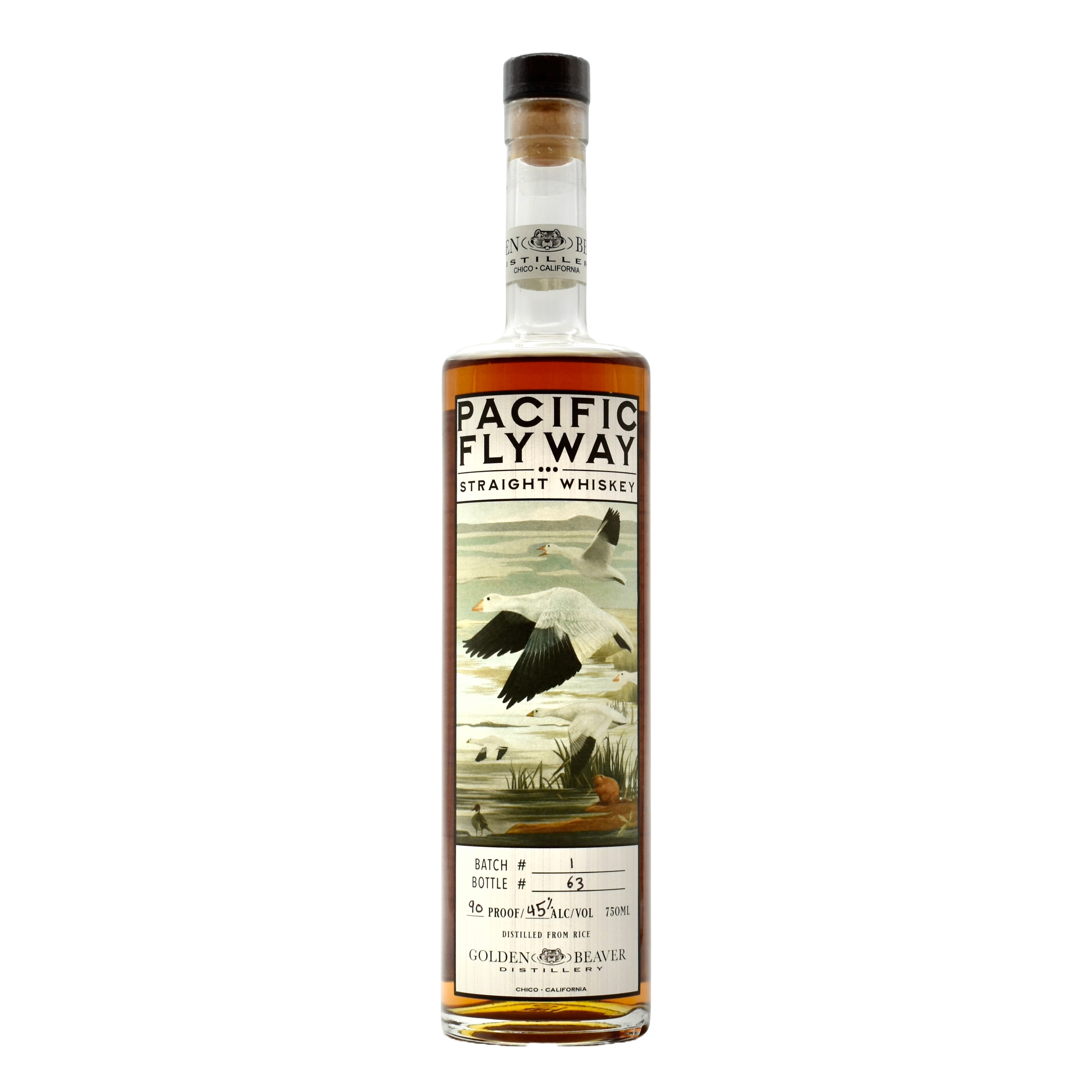 Golden Beaver Pacific Flyway Whiskey 750ml
