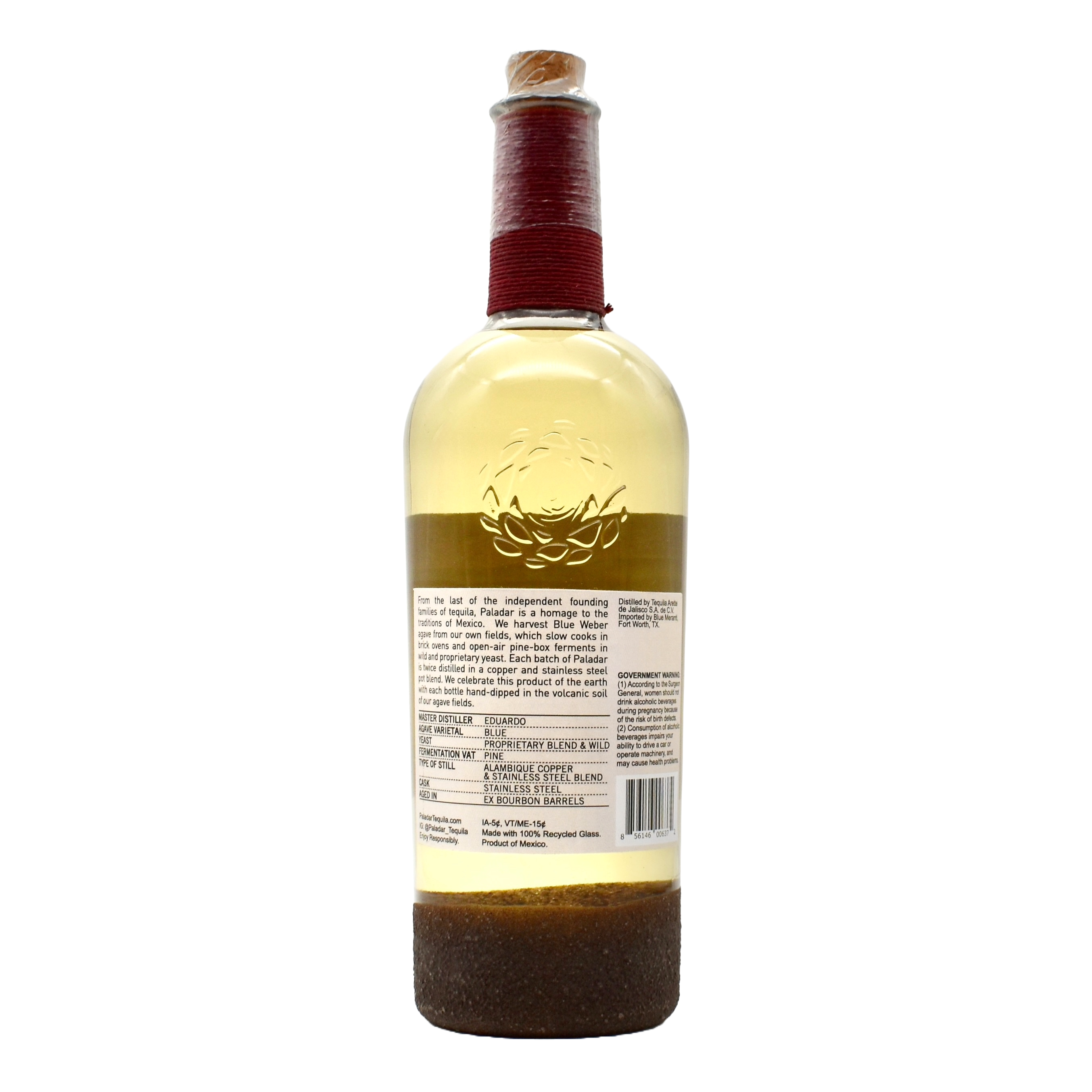 Paladar Tequila Reposado 750ml