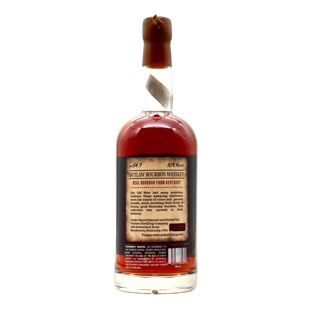Preservation Outlaw Jesse James Kentucky Bourbon 750ml
