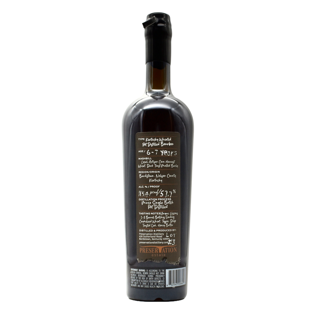 Preservation Pot Distilled Wheated Bourbon 750ml