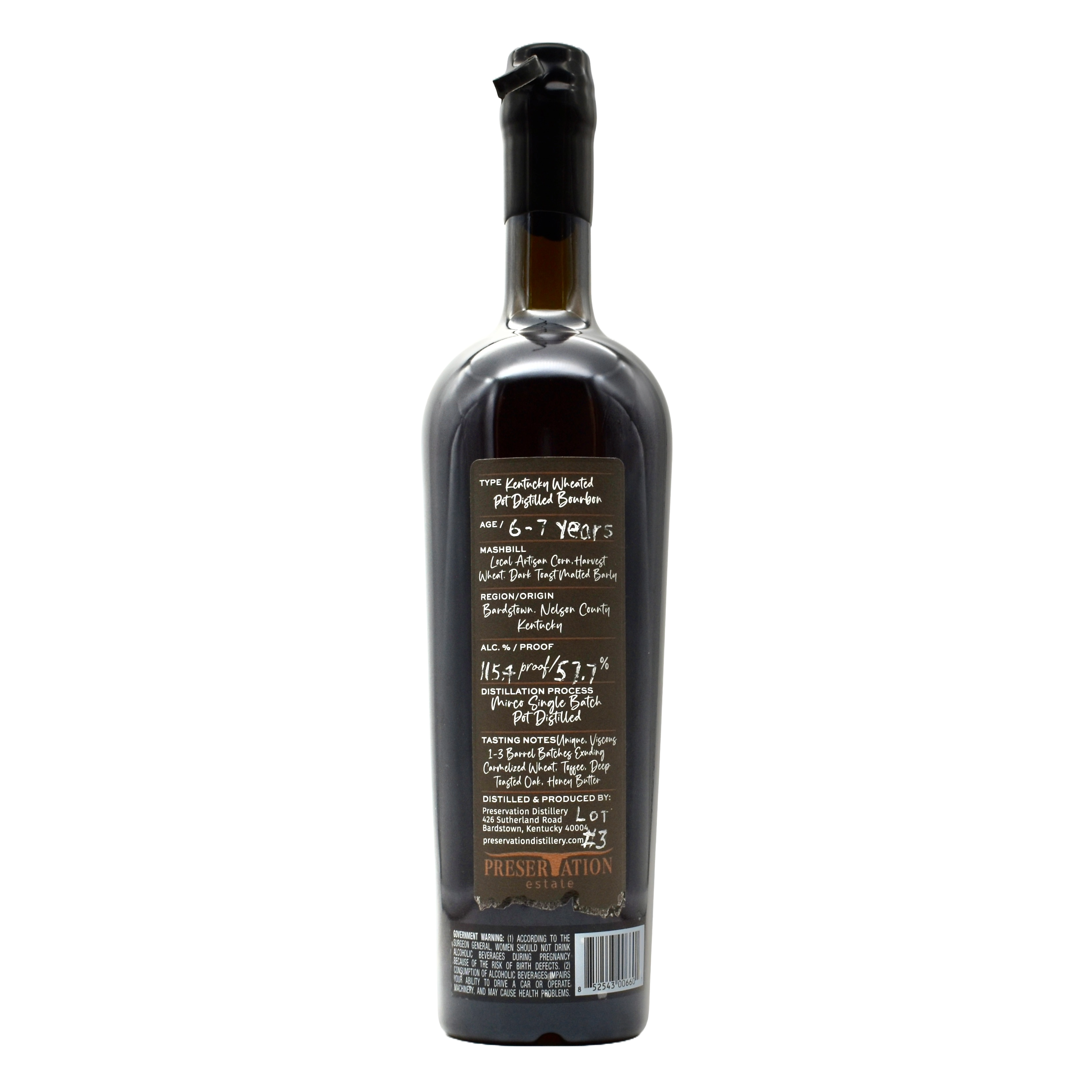 Preservation Pot Distilled Wheated Bourbon 750ml