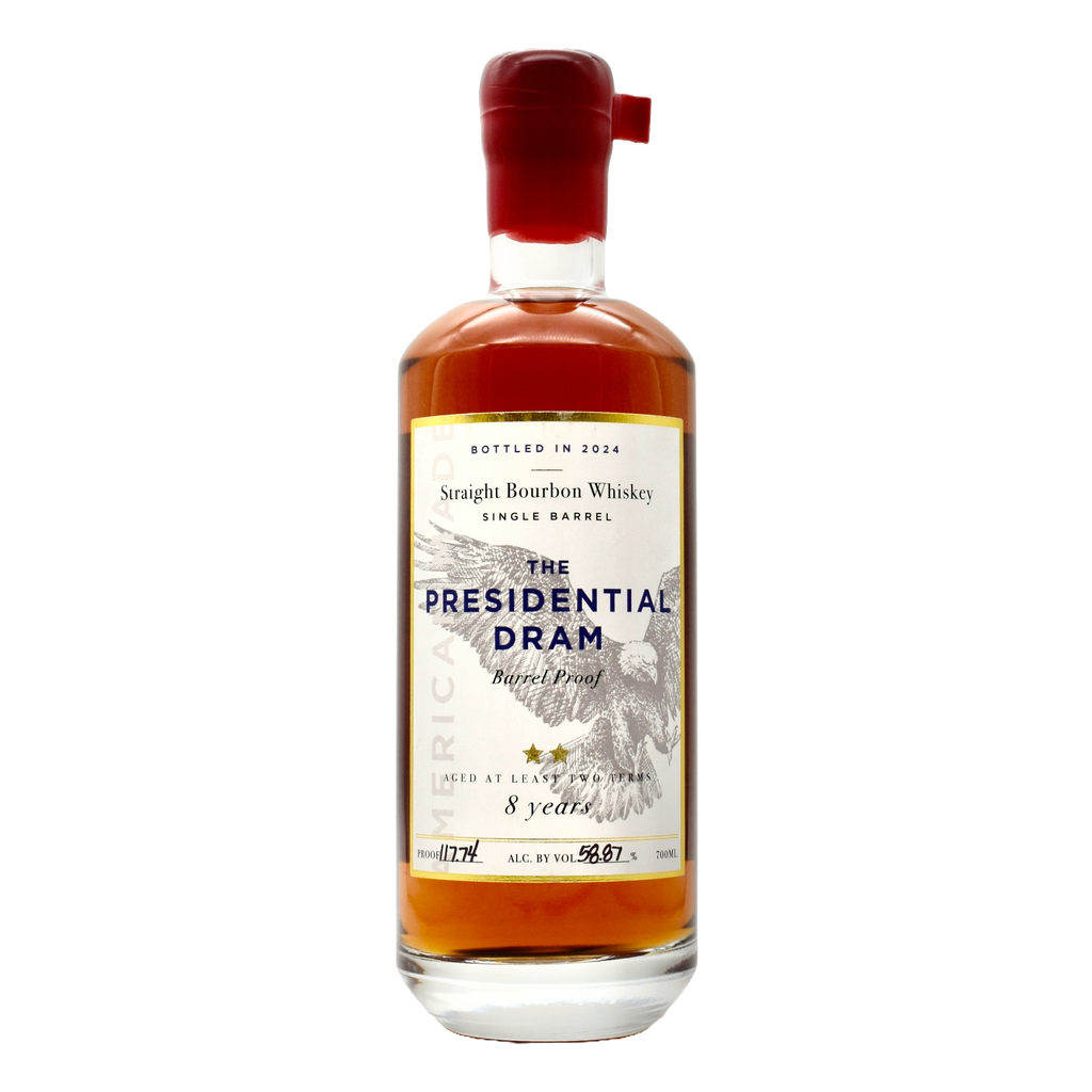 Presidential Dram 8 Year Single Barrel Bourbon Barrel Proof 700ml