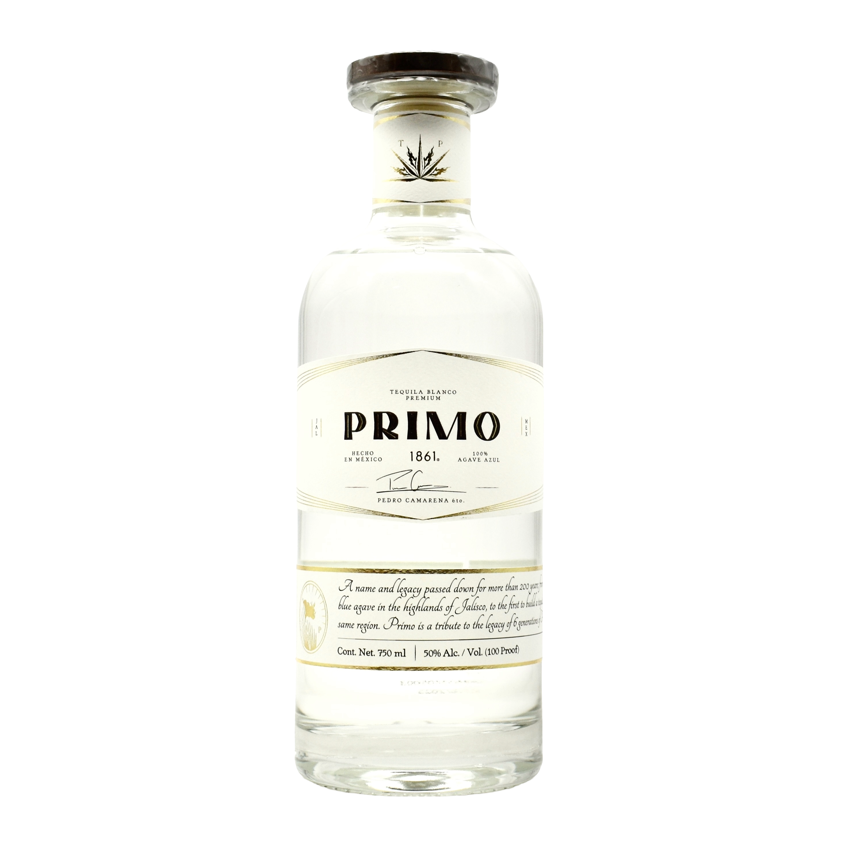 Primo 1861 Tequila High Proof Blanco 750ml