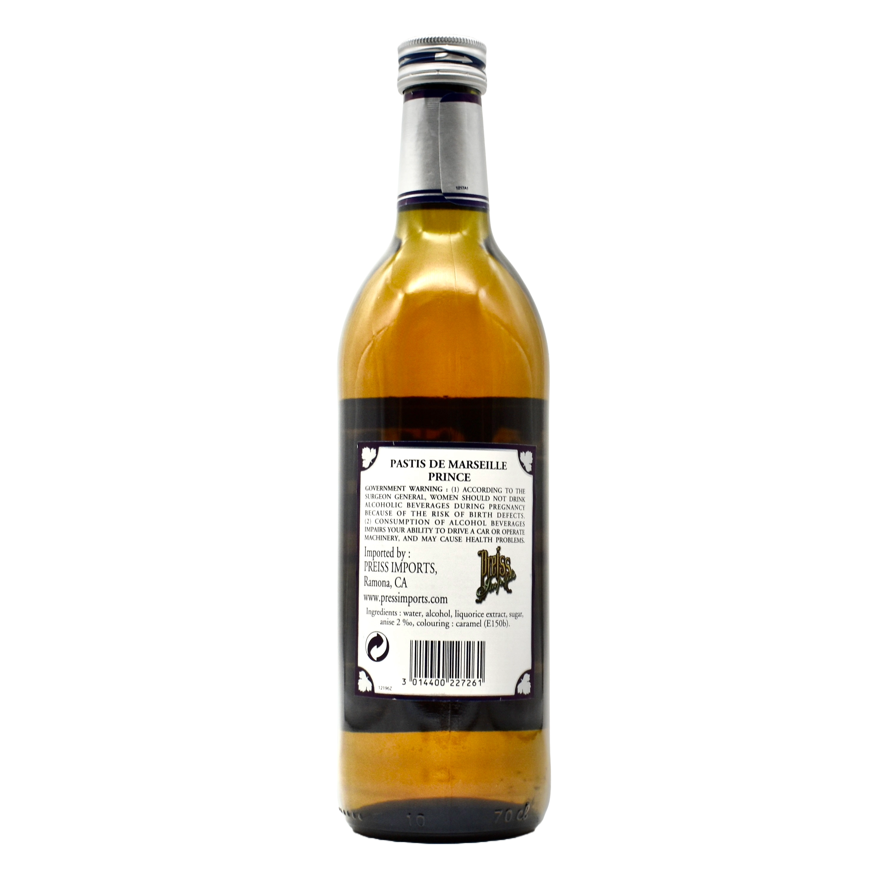 Prince Pastis De Marseille 700ml