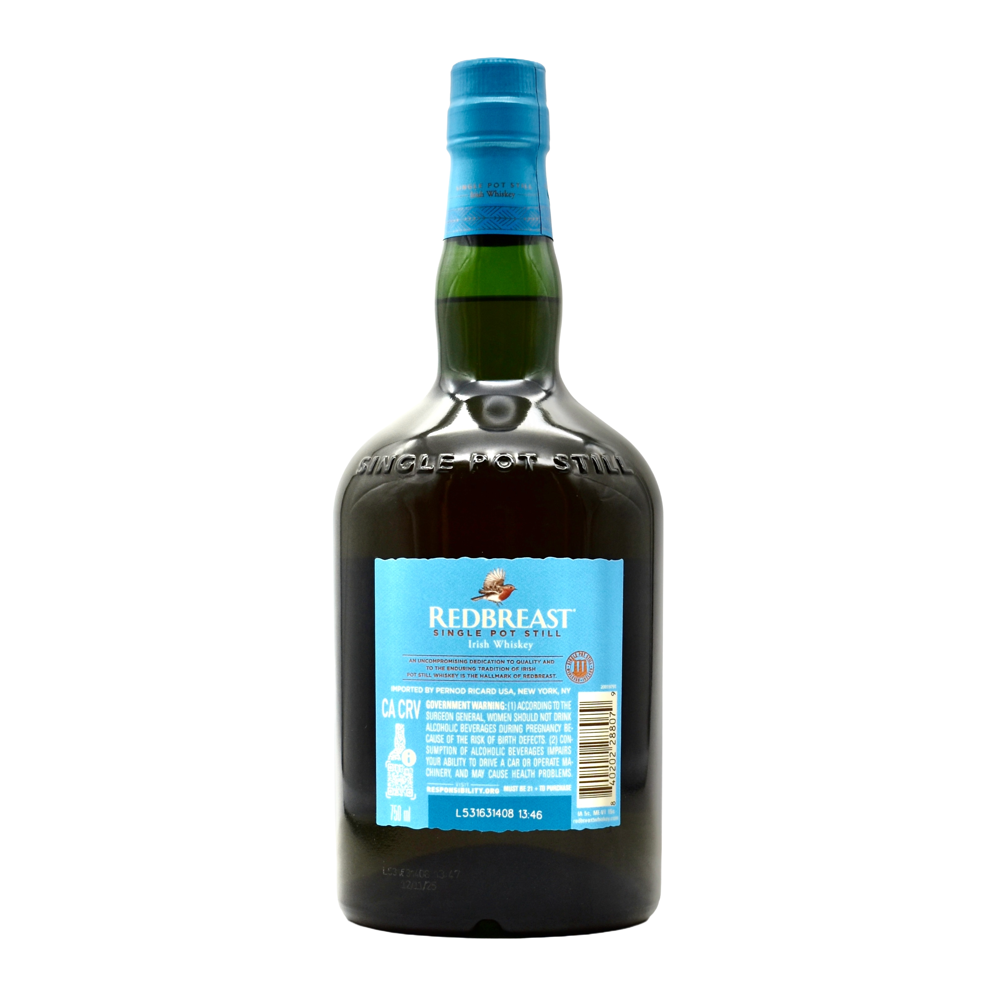 Redbreast Single Pot Still Irish Whiskey Moscatel Wine Cask Edition 750ml