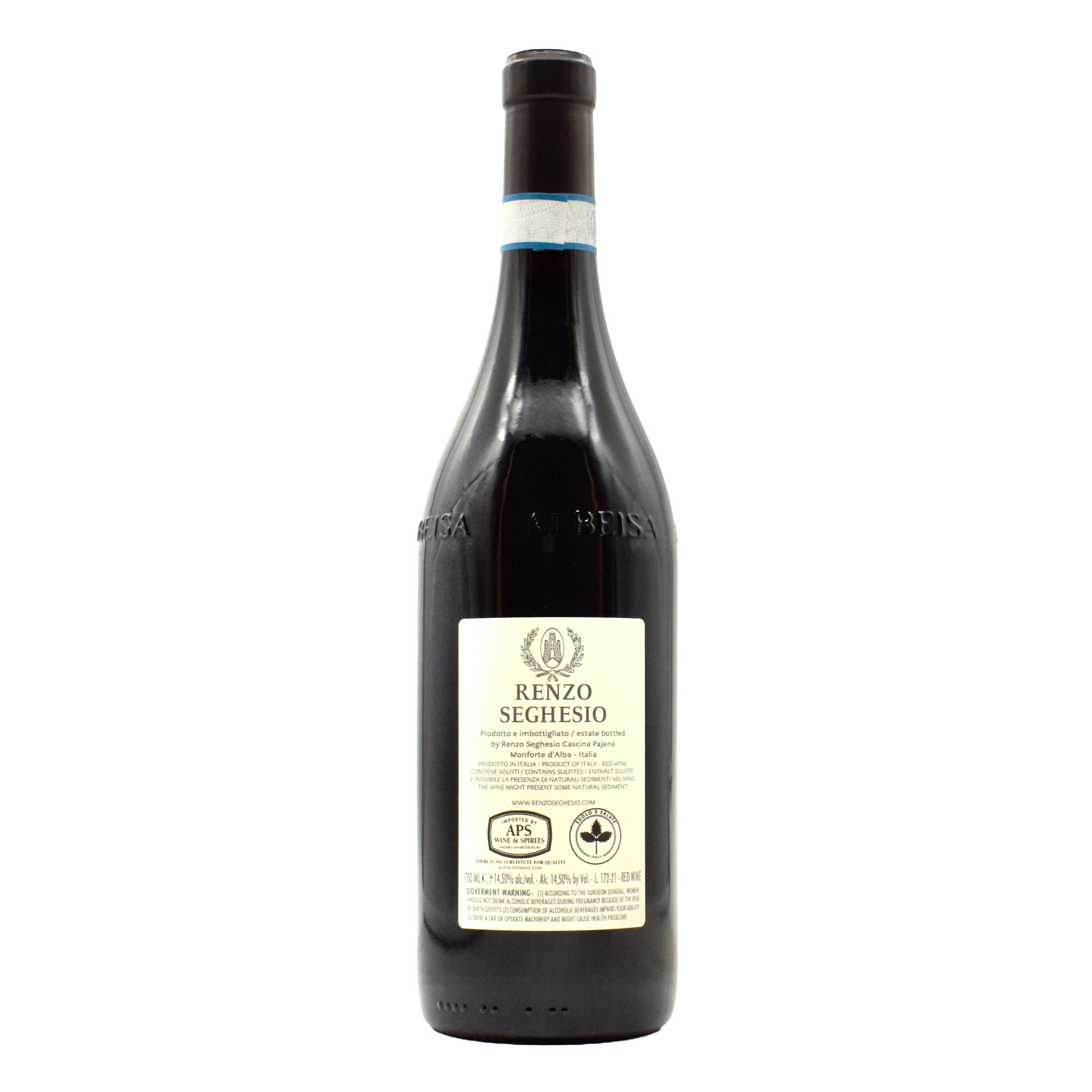 Renzo Seghesio Barbera D'alba Superiore 2019 750ml