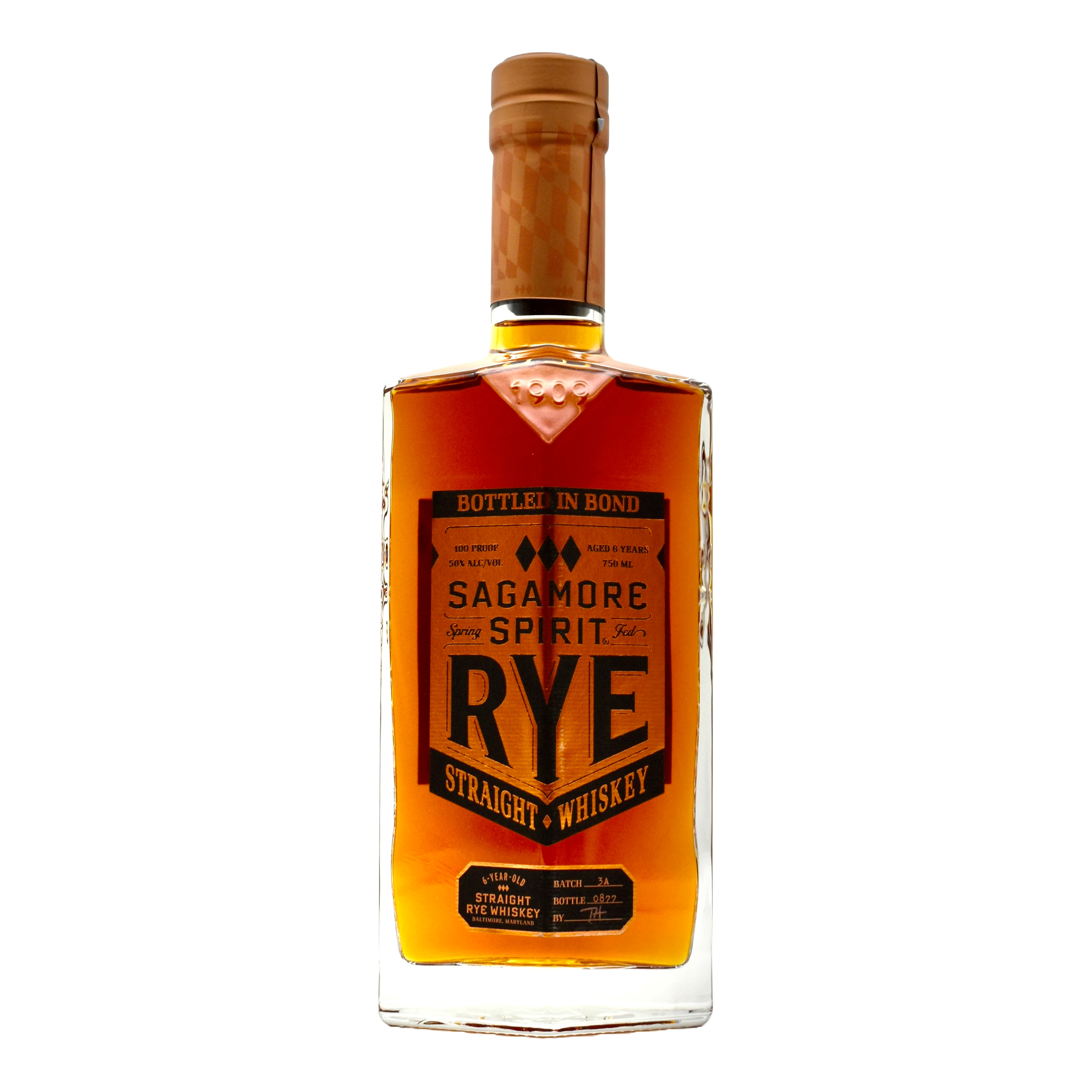 Sagamore Spirit Bottled in Bond Rye Whiskey 750ml