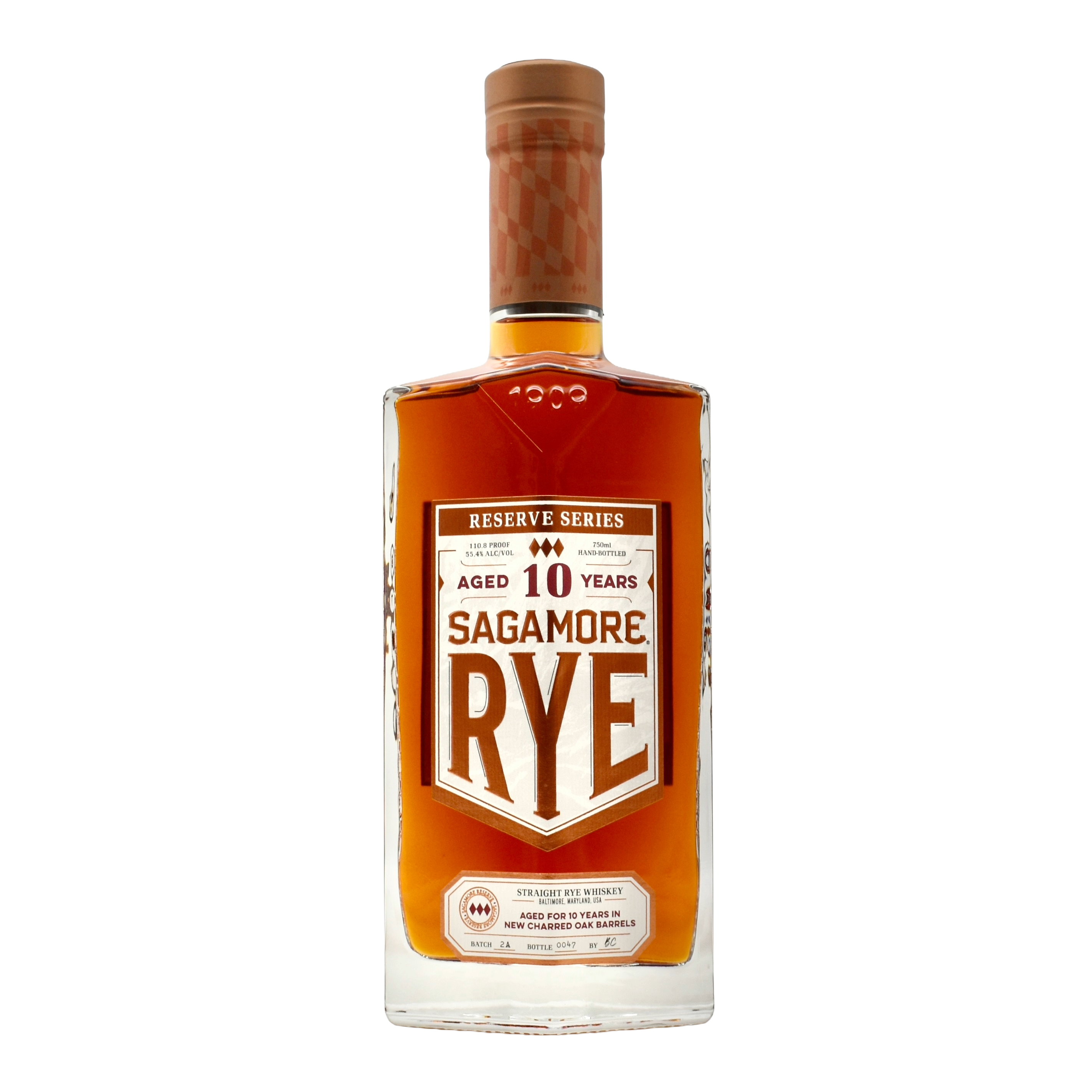 Sagamore Spirit 10 Year Rye Whiskey 750ml