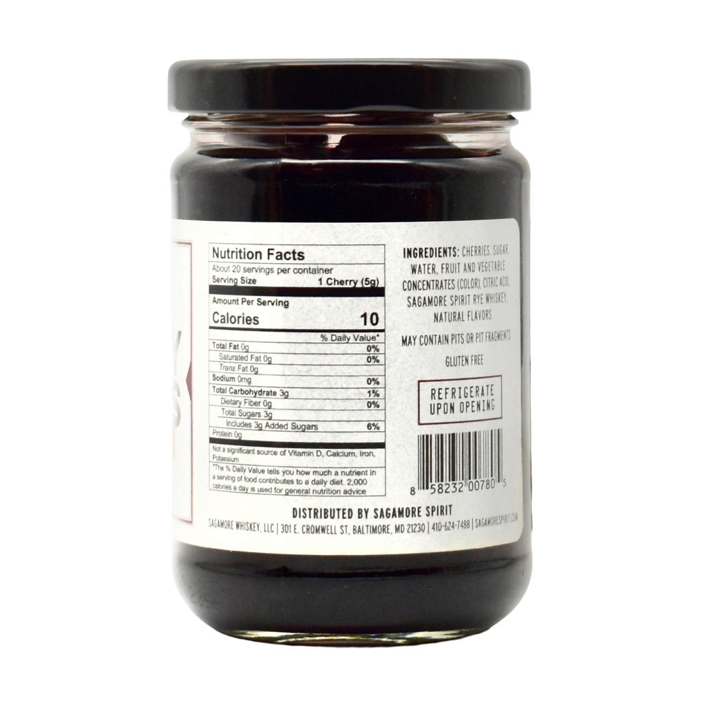 Sagamore Whiskey Cherries 10.5oz