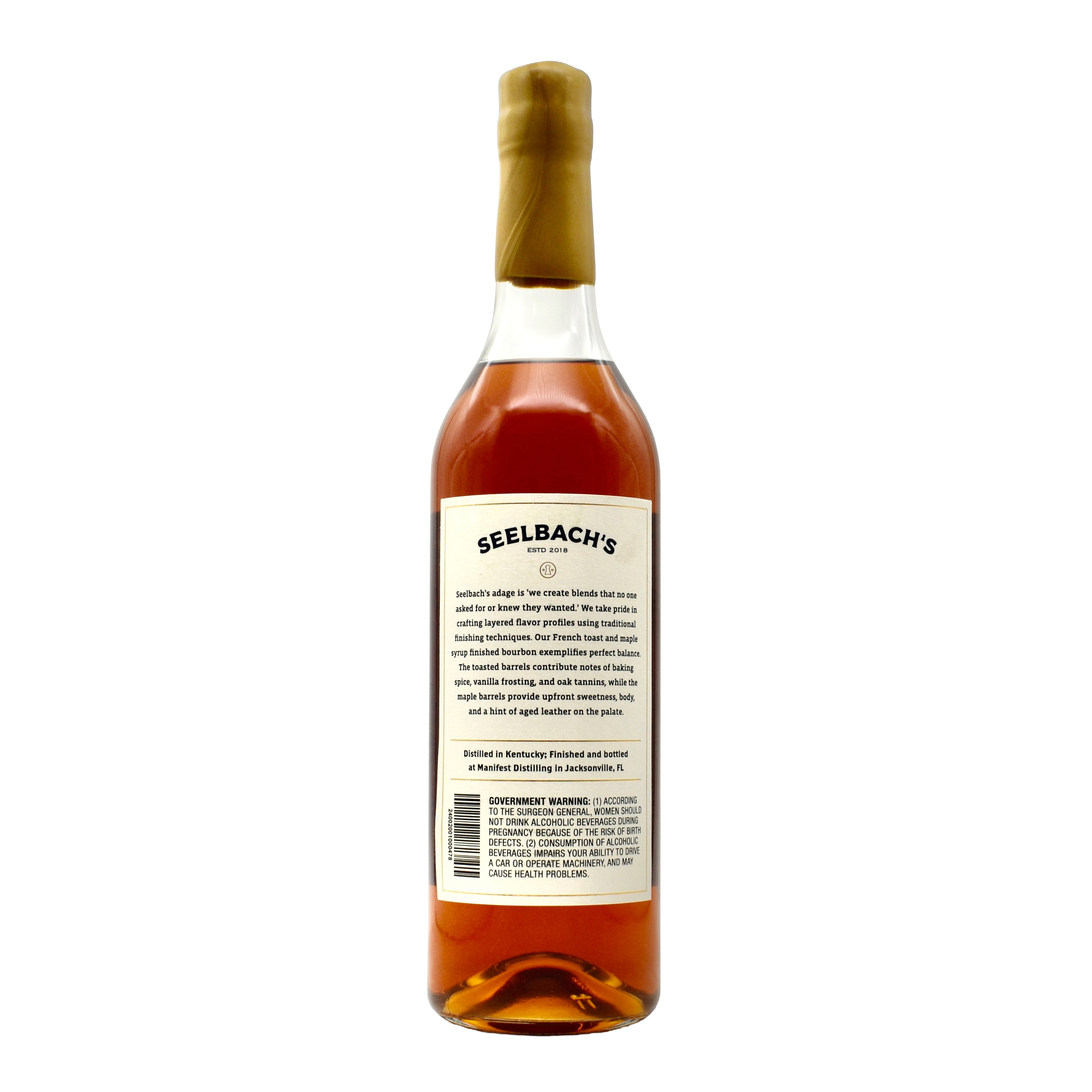 Seelbach's Private Reserve Toasted French Oak & Maple 750ml
