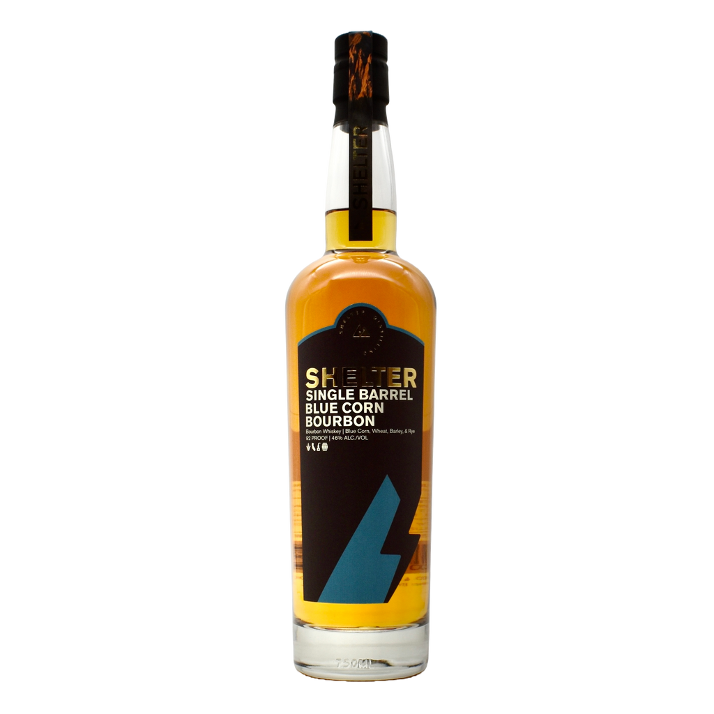 Shelter Single Barrel Blue Corn Bourbon 750ml