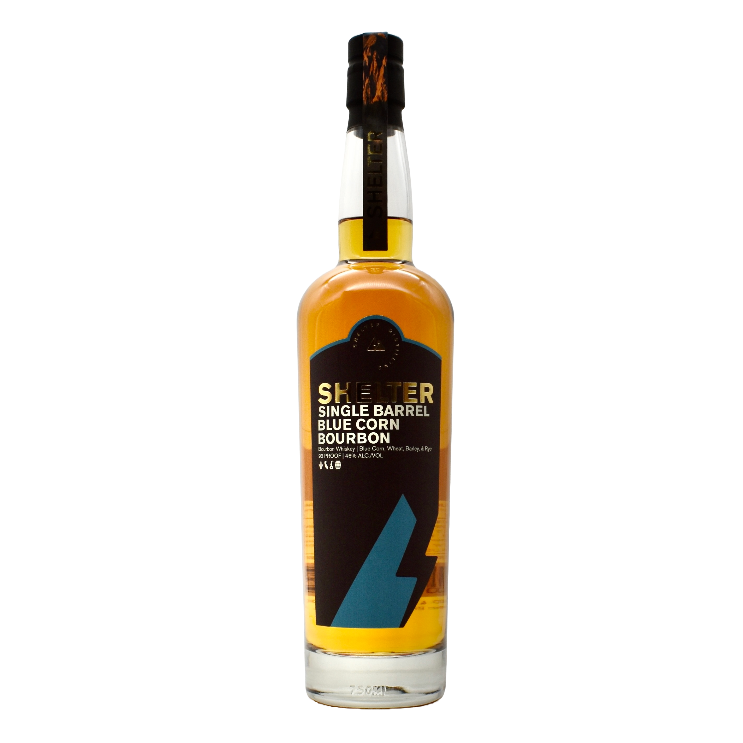 Shelter Single Barrel Blue Corn Bourbon 750ml