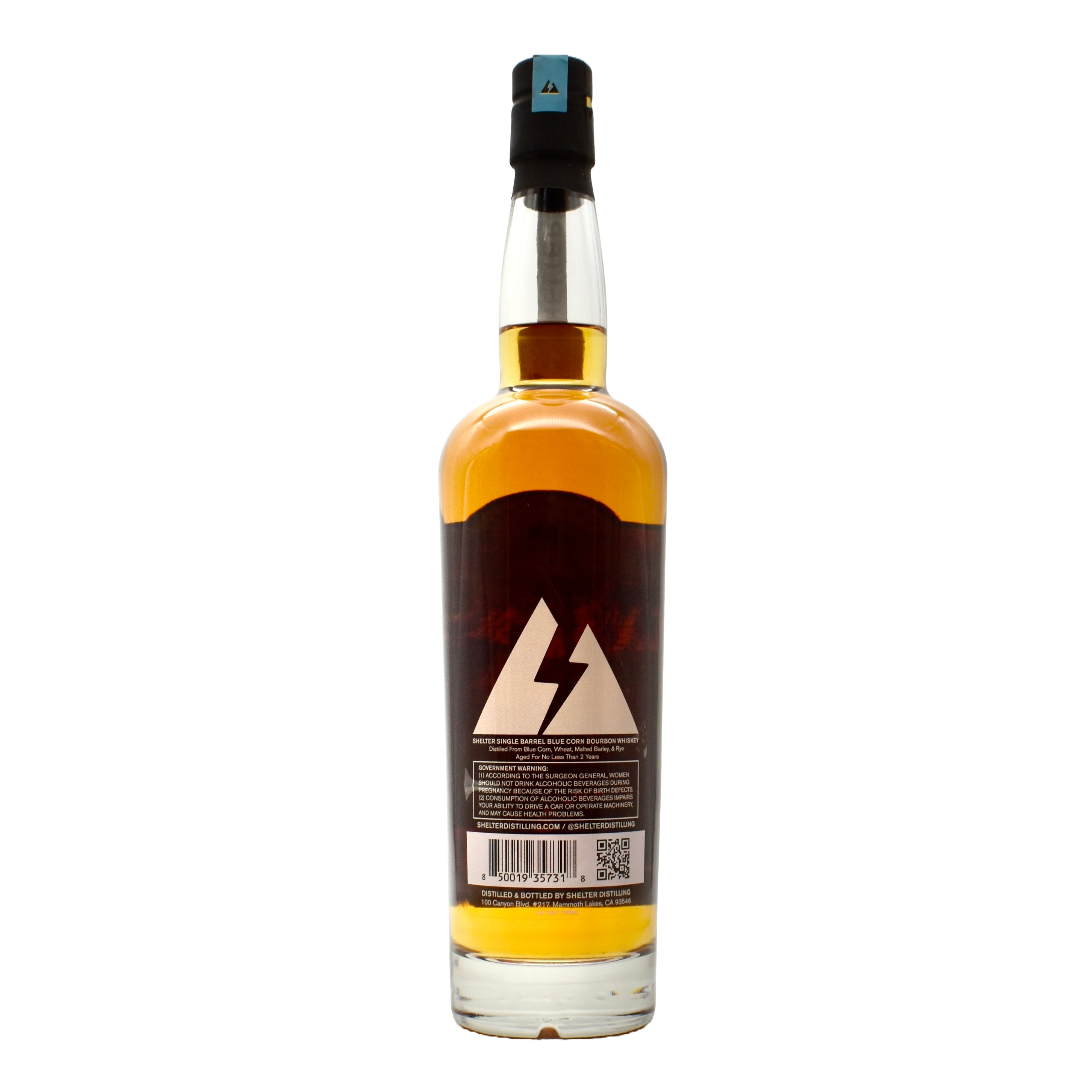Shelter Single Barrel Blue Corn Bourbon 750ml