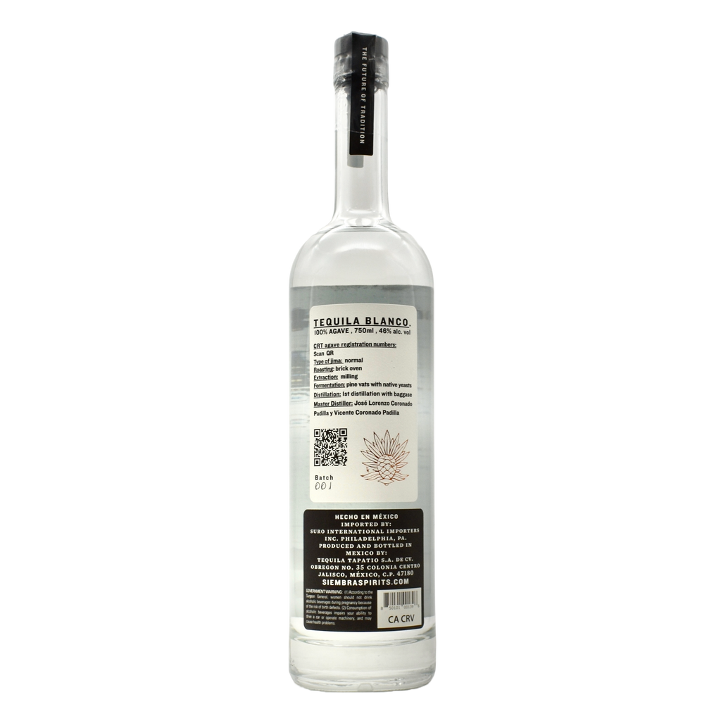 Siembra Alteno Blanco Tequila 750ml