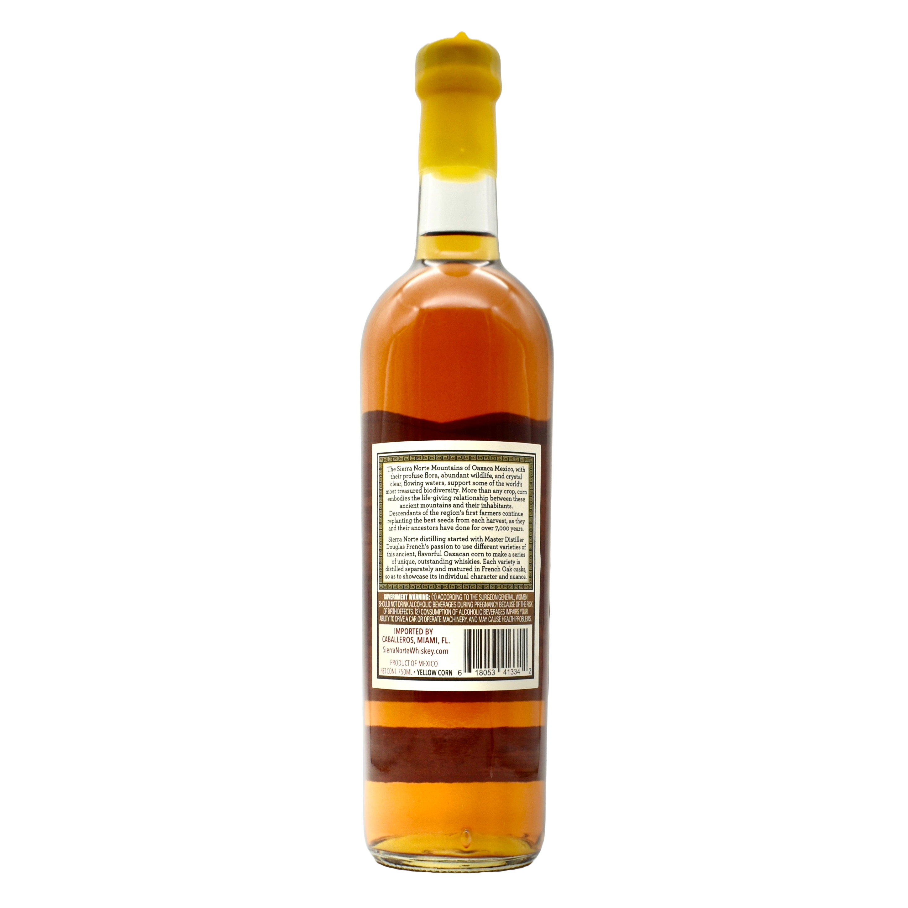 Sierra Norte Mexican Whiskey Yellow Corn 750ml