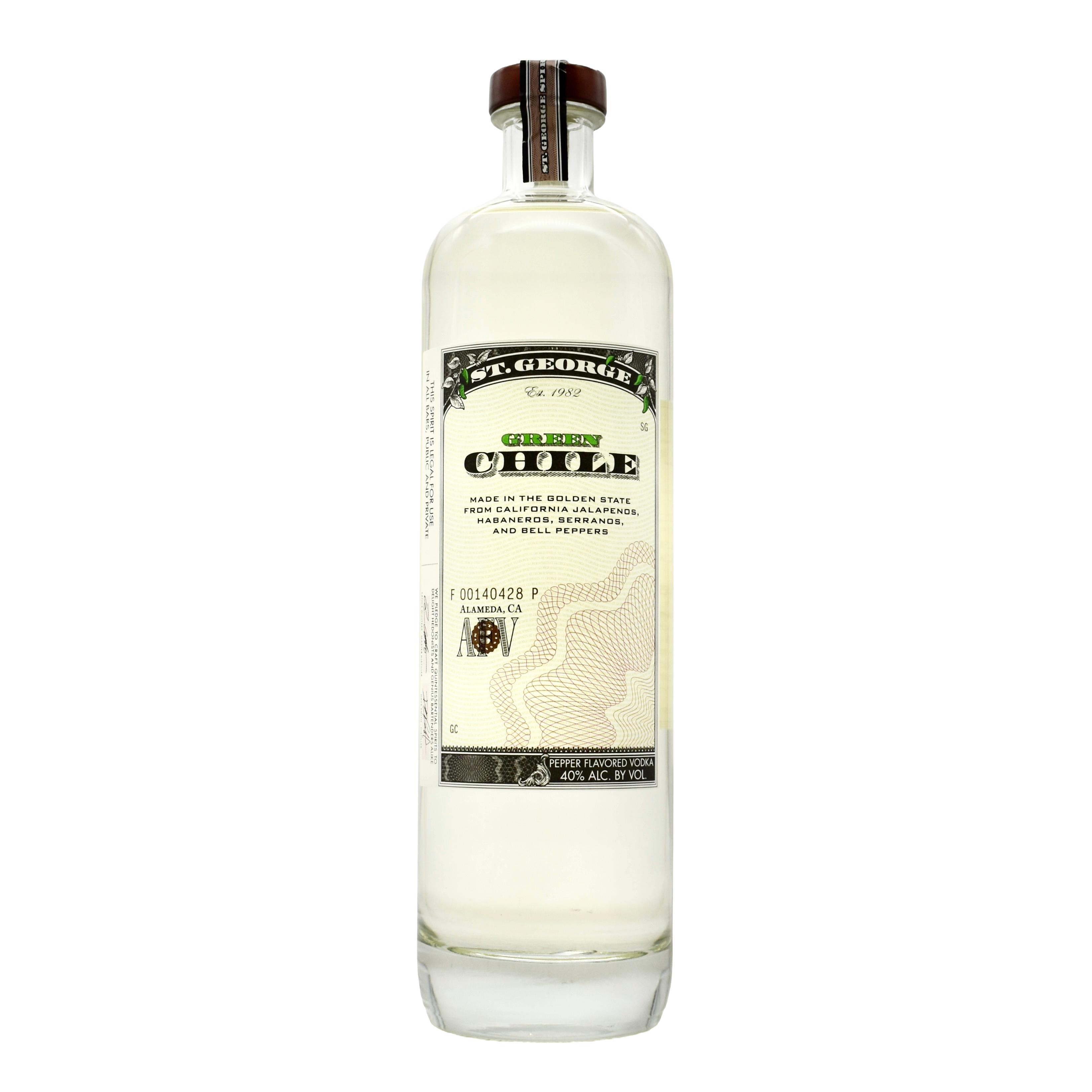 St. George Green Chile Vodka 750ml