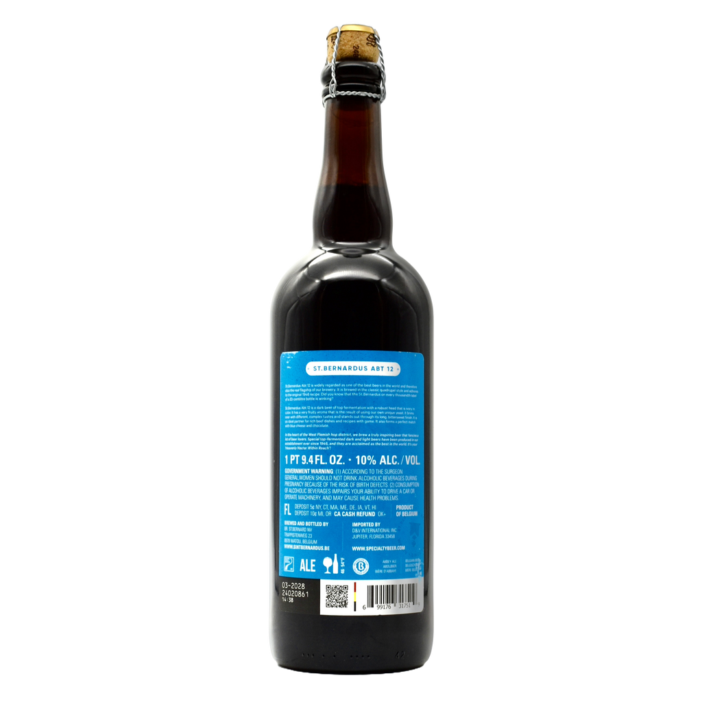 St Bernardus Abt 12 Belgium Style Ale 750ml