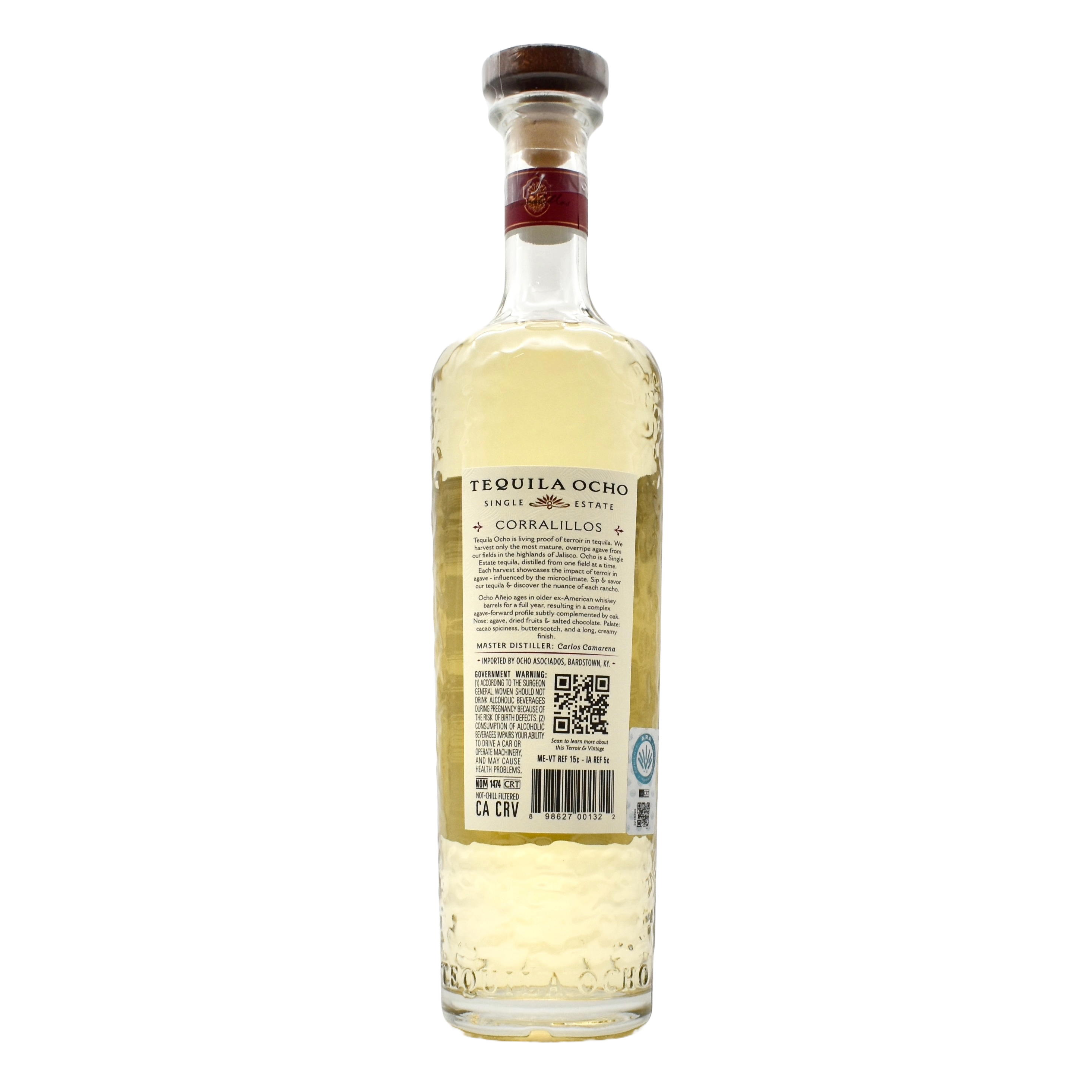 Tequila Ocho Anejo 750ml