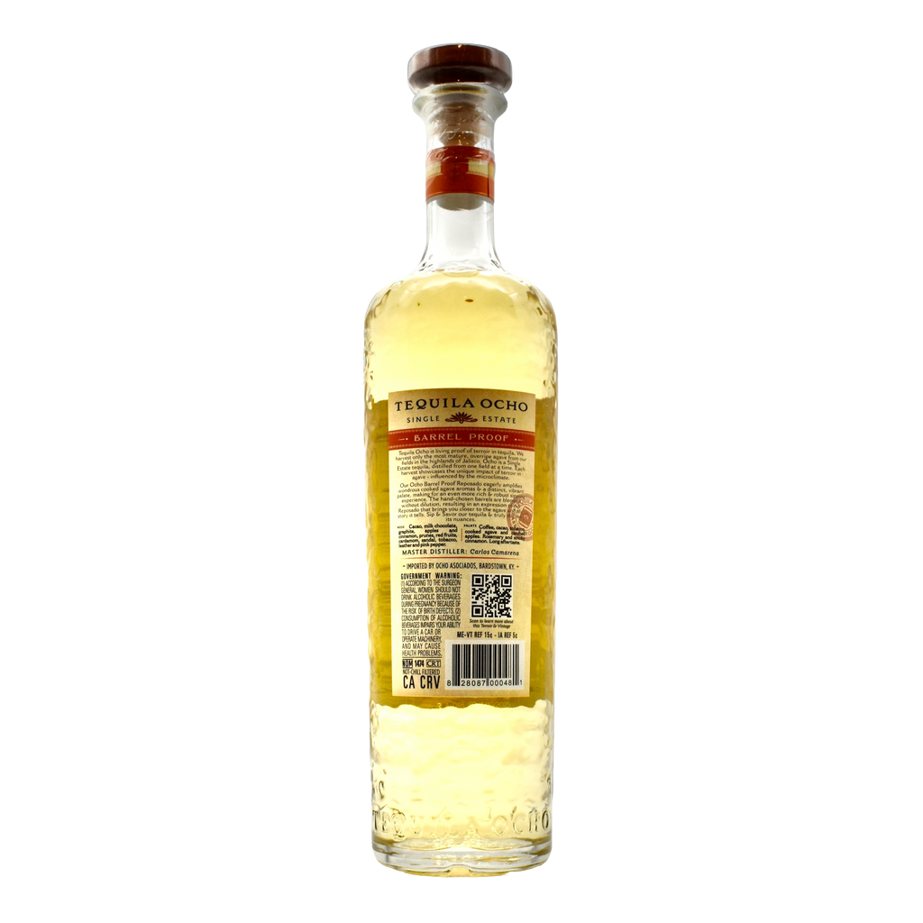 Tequila Ocho Reposado Barrel Proof 750ml