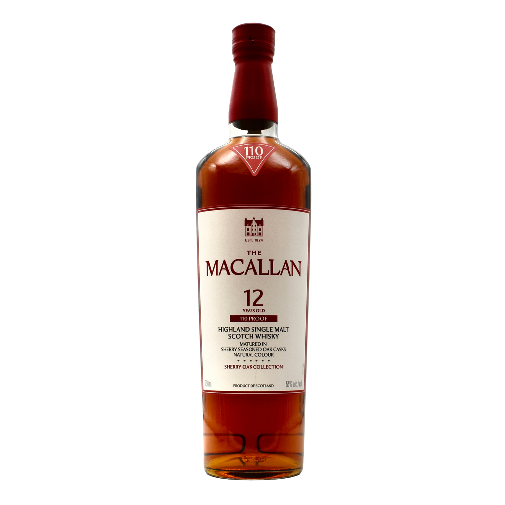 The Macallan Single Malt Scotch Sherry Oak Collection 12 Year 110 Proof 750ml