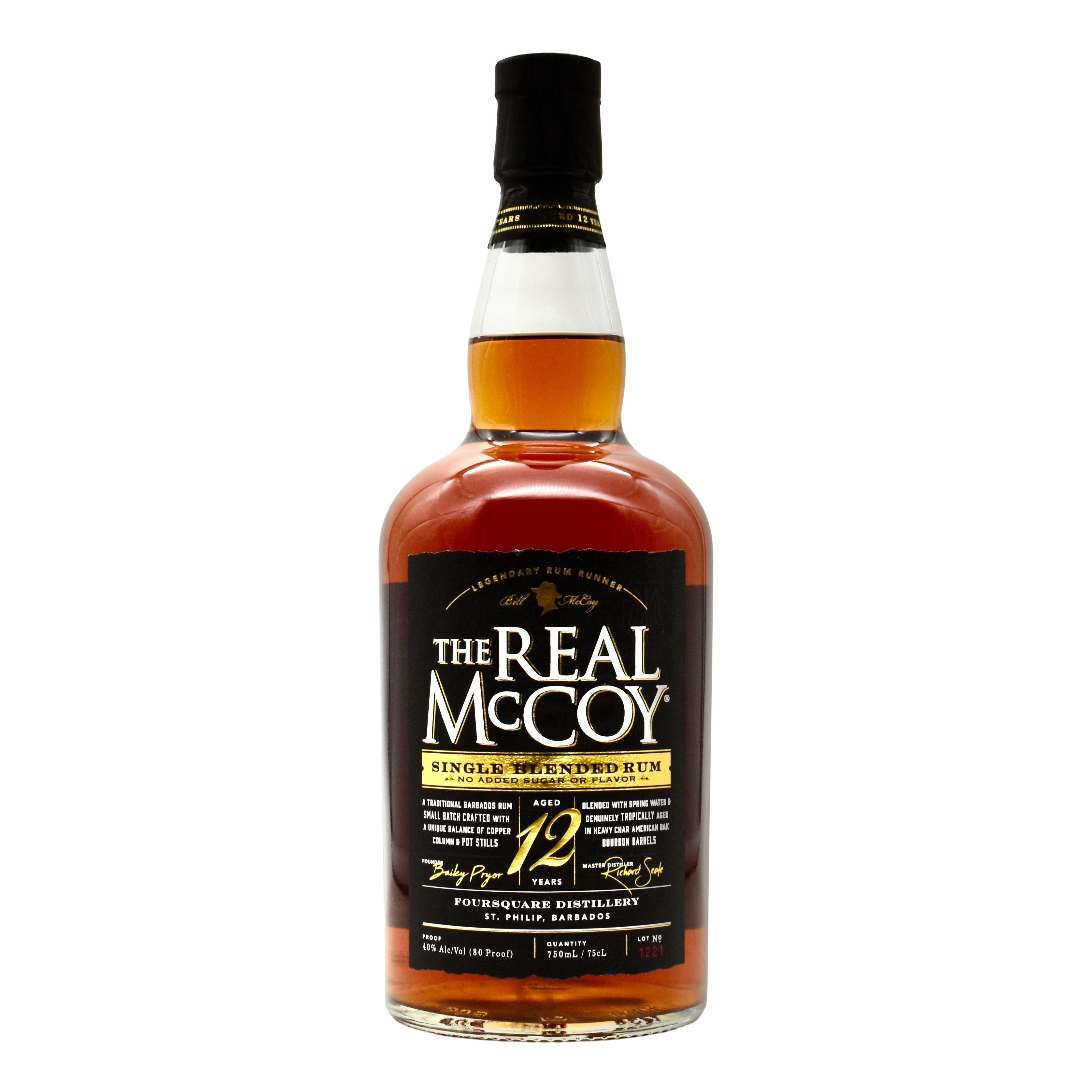 The Real McCoy Rum 12 Year 700ml