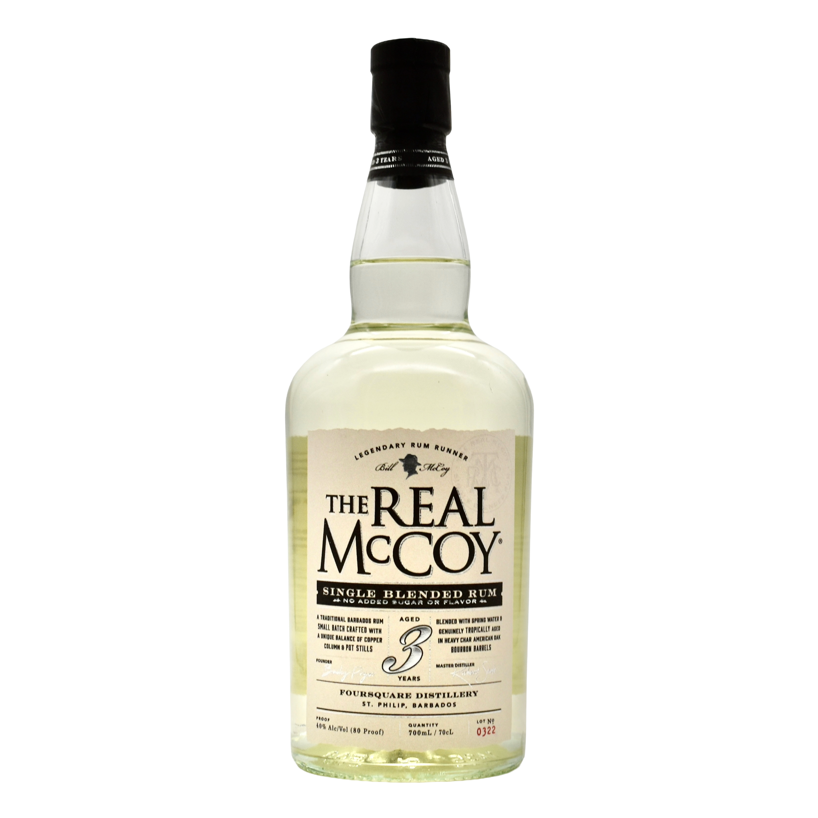 The Real McCoy Rum 3 Year 700ml
