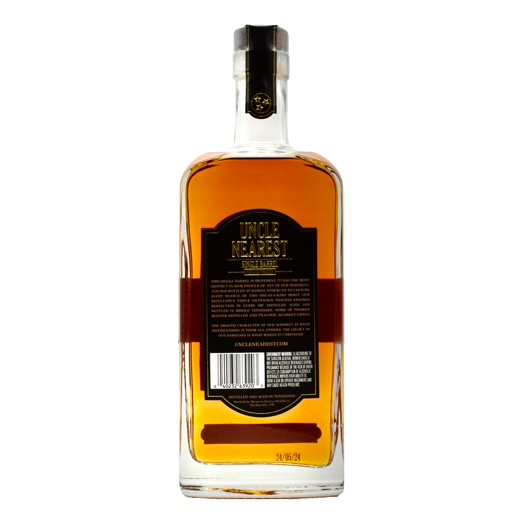 Uncle Nearest Single Barrel Whiskey 750ml
