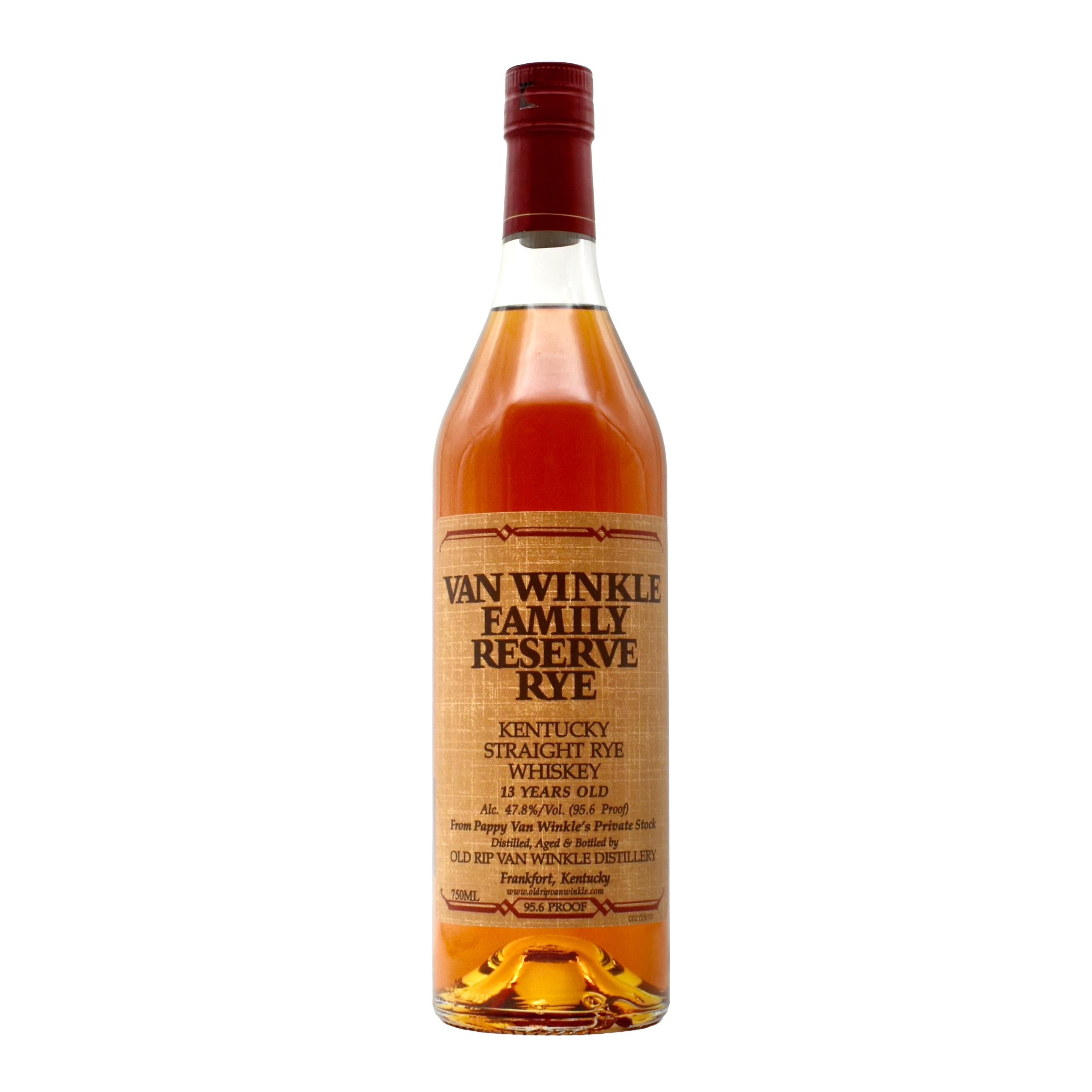 Van Winkle 13 Year Rye Whiskey 750ml