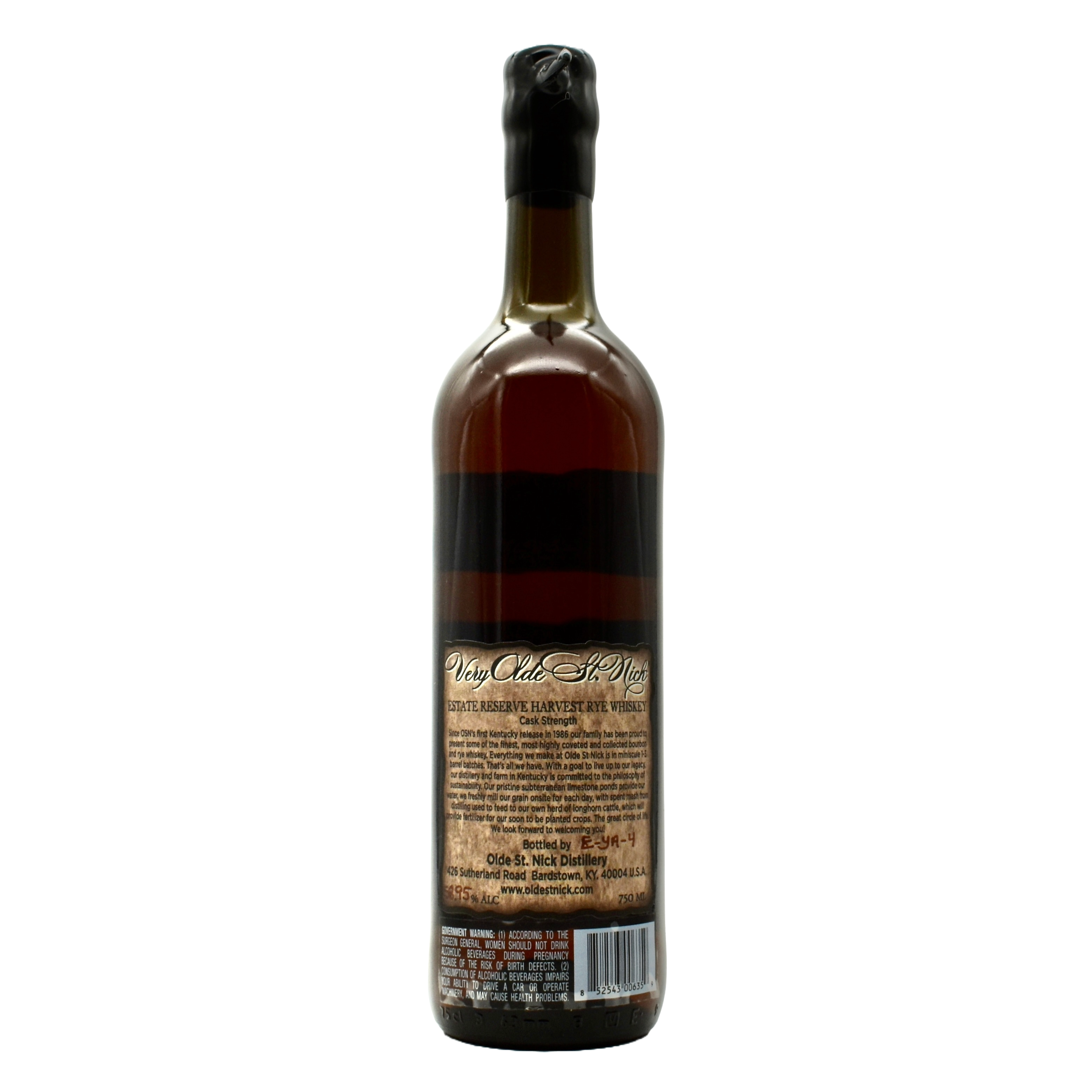 Very Olde St. Nick Rye Whiskey Harvest Rye 750ml
