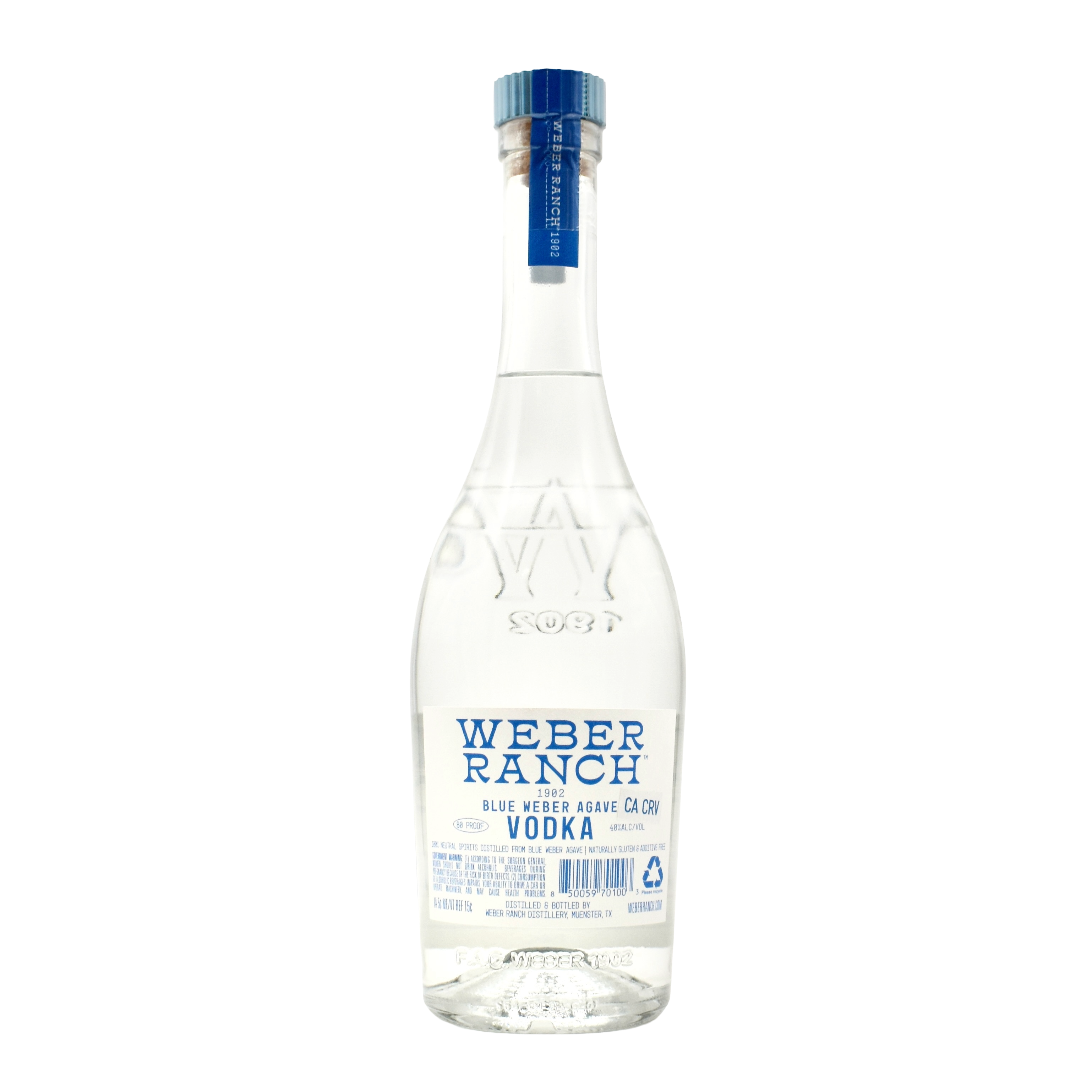 Weber Ranch Vodka 1902 750ml