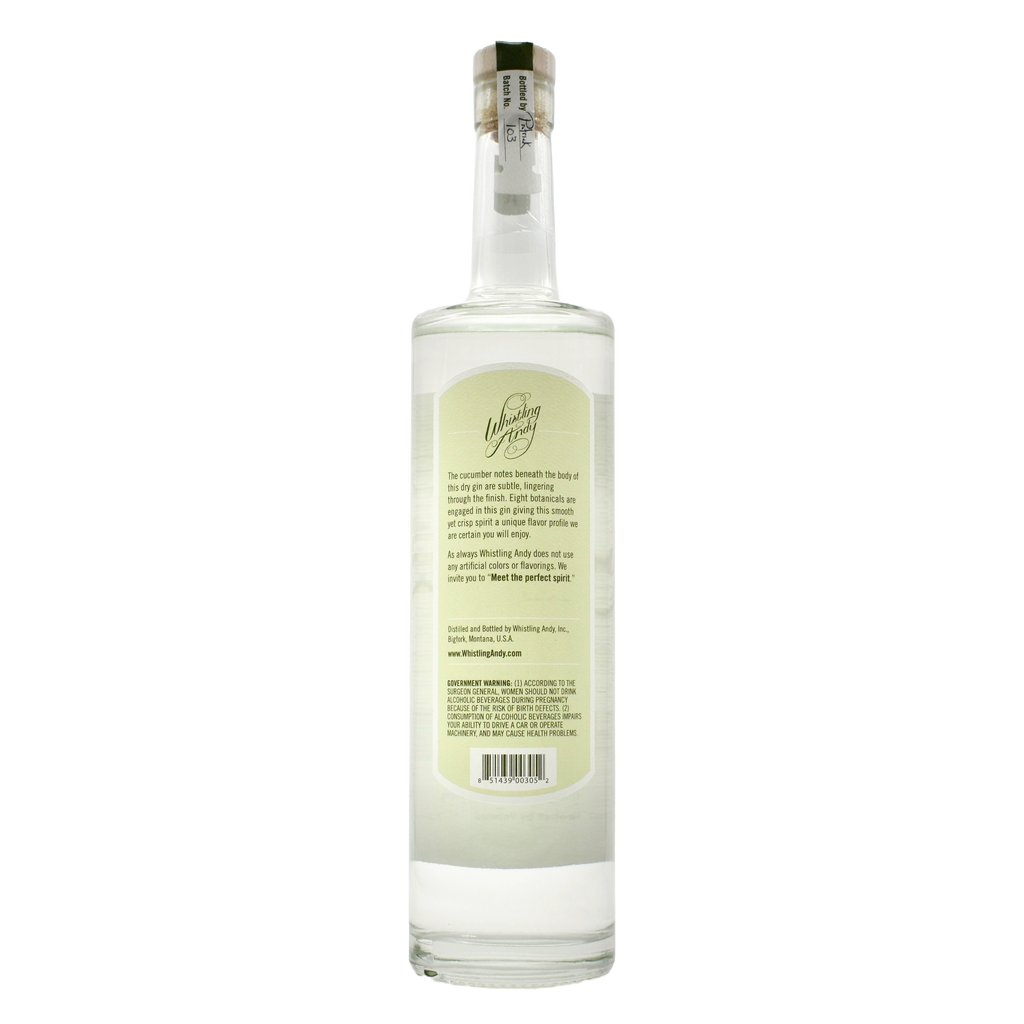 Whistling Andy Cucumber Gin 750ml