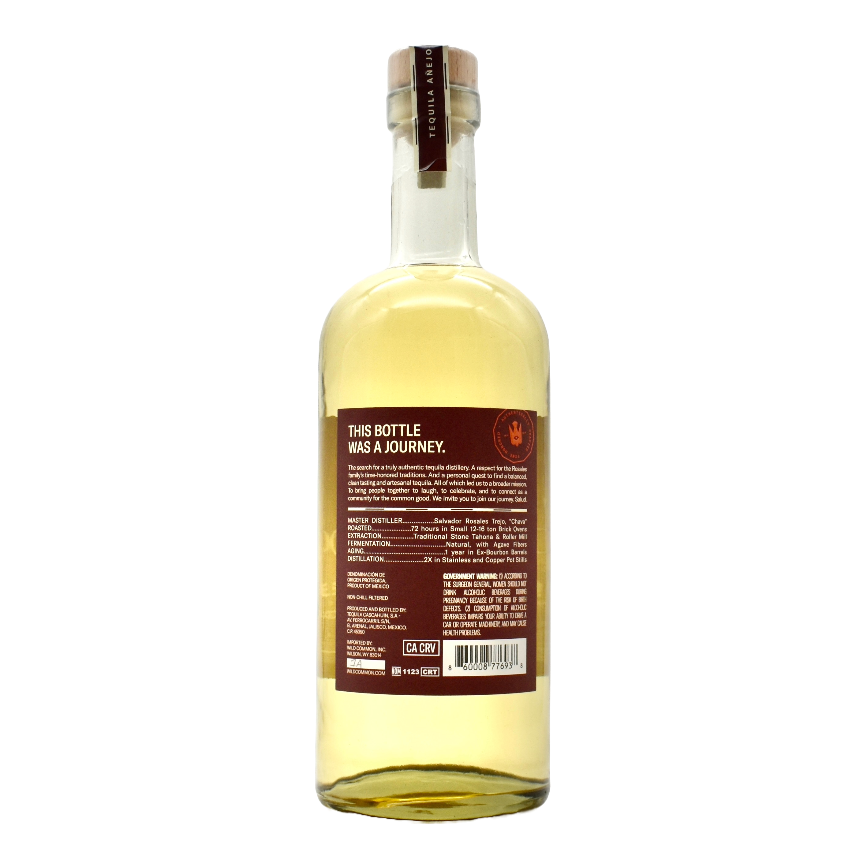 Wild Common Tequila Anejo 750ml