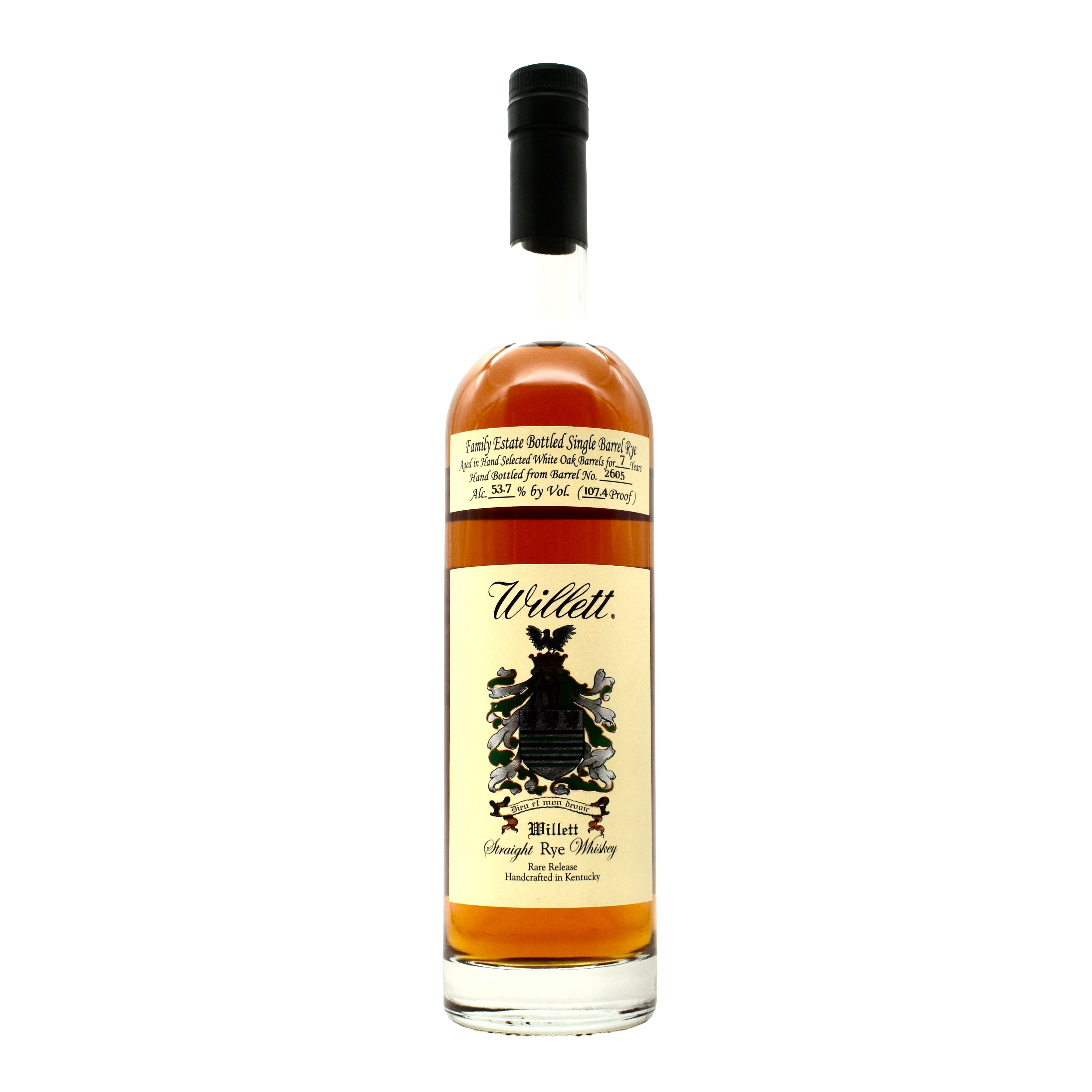 Willett Rye Whiskey 7 Year 750ml #2605